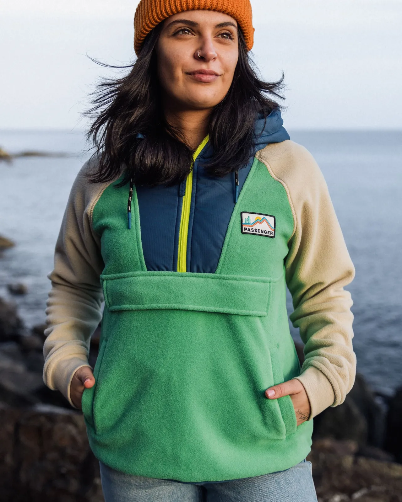 Discount Alexander Recyceltes Polar-Kapuzenfleece - Grüne Fichte Damen Fleece | Fleece