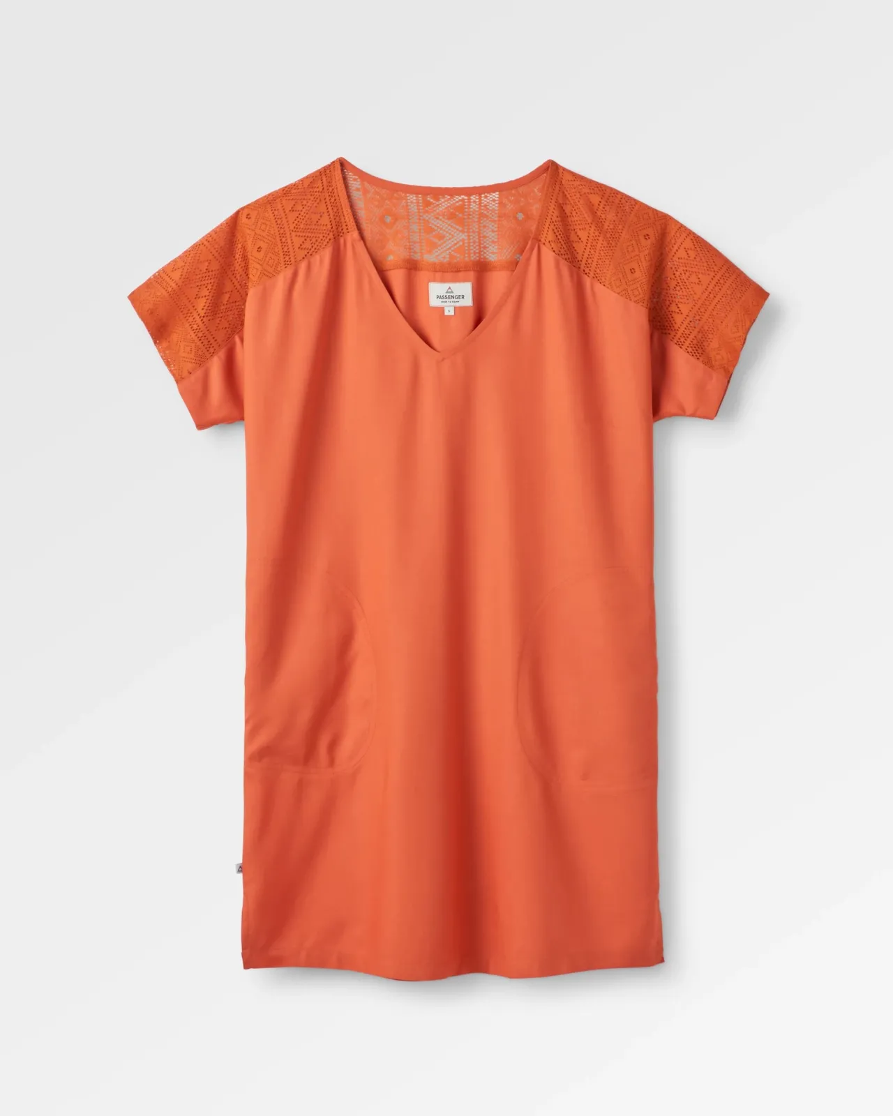 Fashion Ambrose Oversized Kleid - Verbranntes Orange Damen Kleider & Röcke
