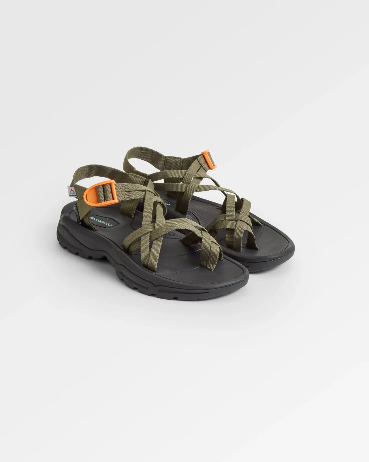 Outlet Atlas Roam Sandale - Staubige Olive Damen Flip Flops & Sandalen