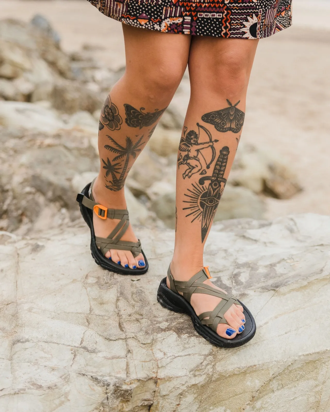atlas_roam_sandale__staubige_olive_3.webp Outlet Atlas Roam Sandale - Staubige Olive Damen Flip Flops & Sandalen