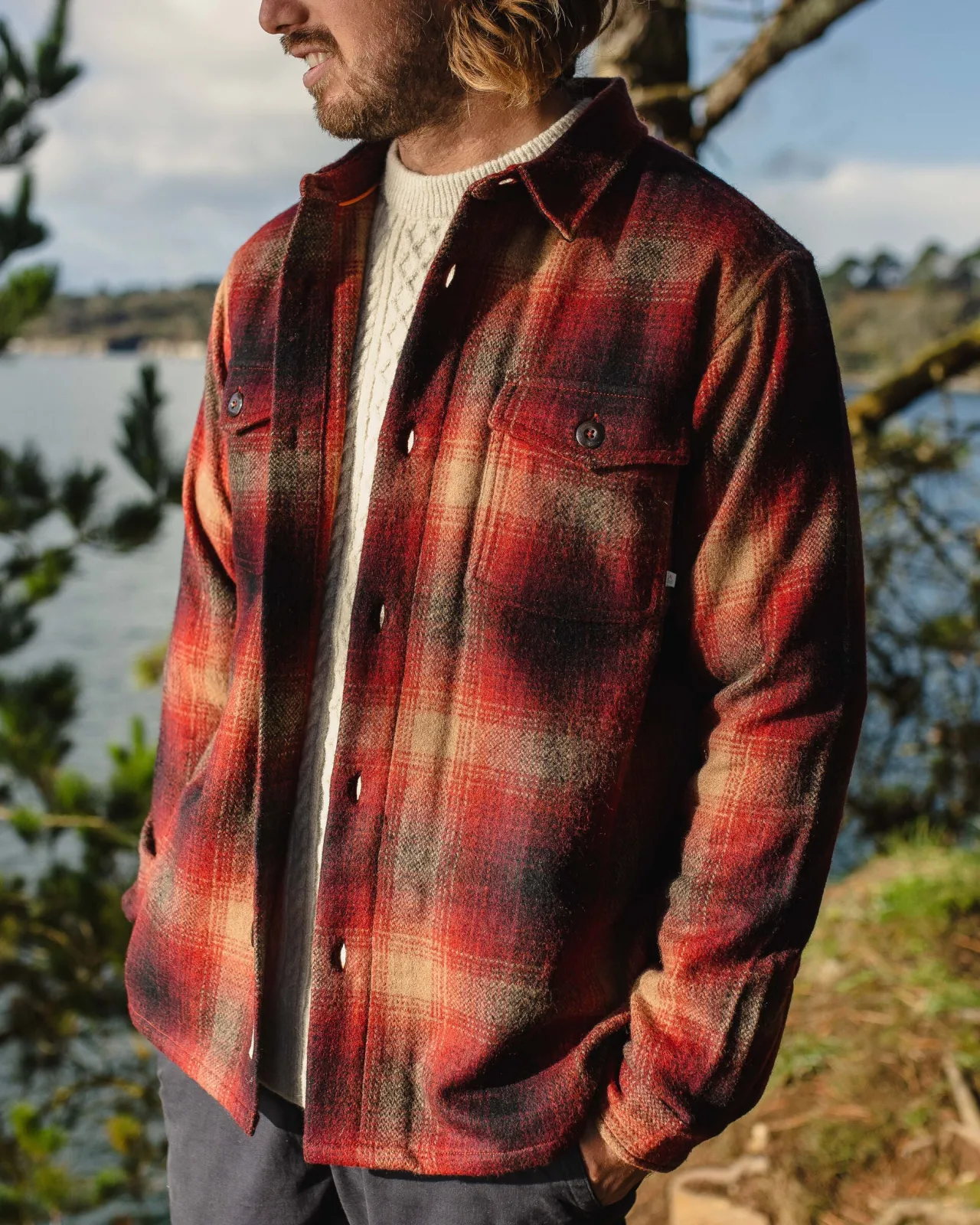 barren_overshirt__weinrot_6.webp Online Barren Overshirt - Herren Hemden