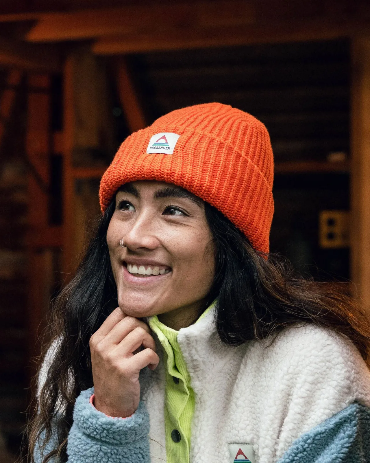 Best Beechwood Fleece gefütterte recycelte Mütze - Gebranntes Orange Herren Mützen | Mützen