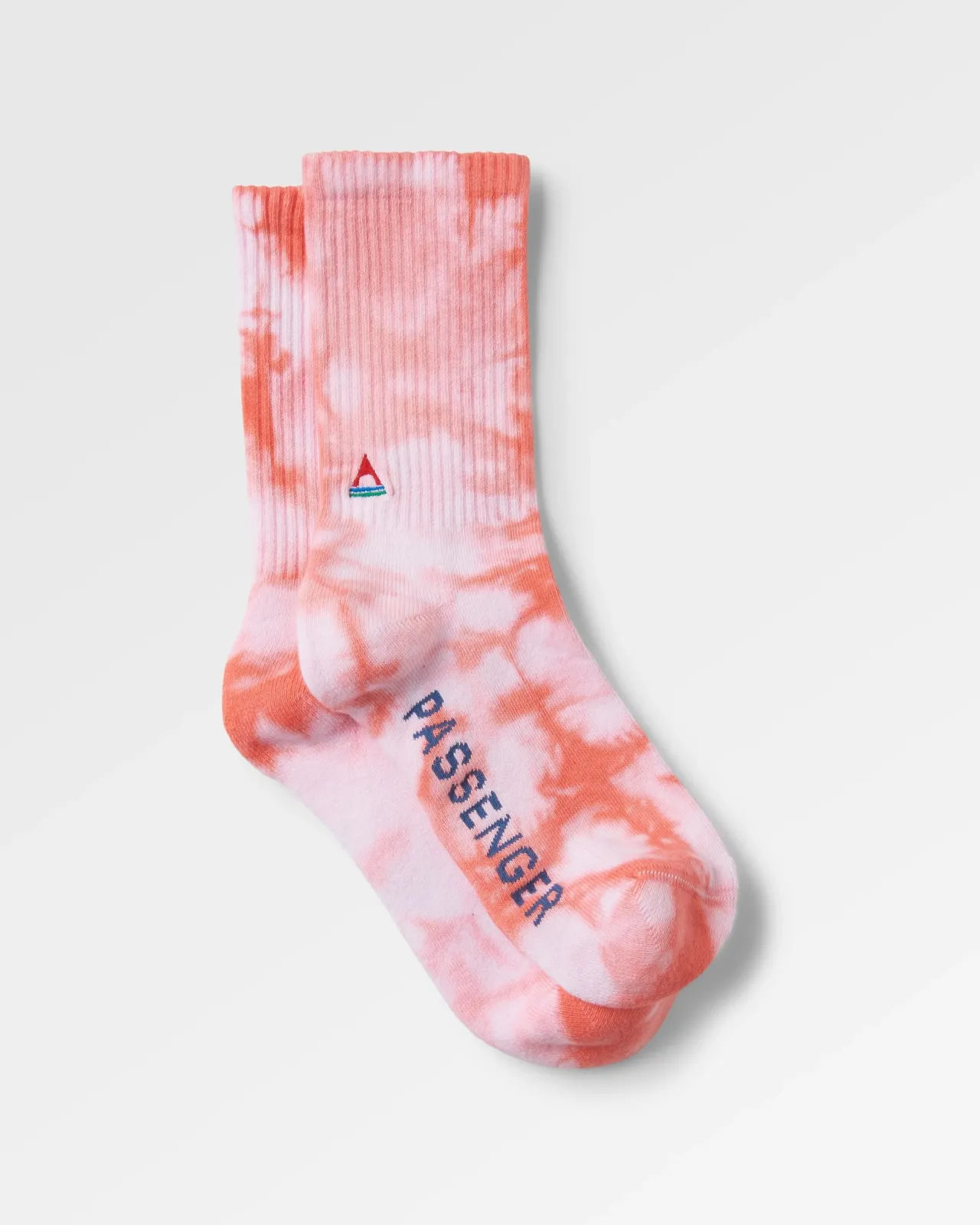 Best Bio-Crew-Socken mittelschwer - Batike Muschelrosa Damen Socken
