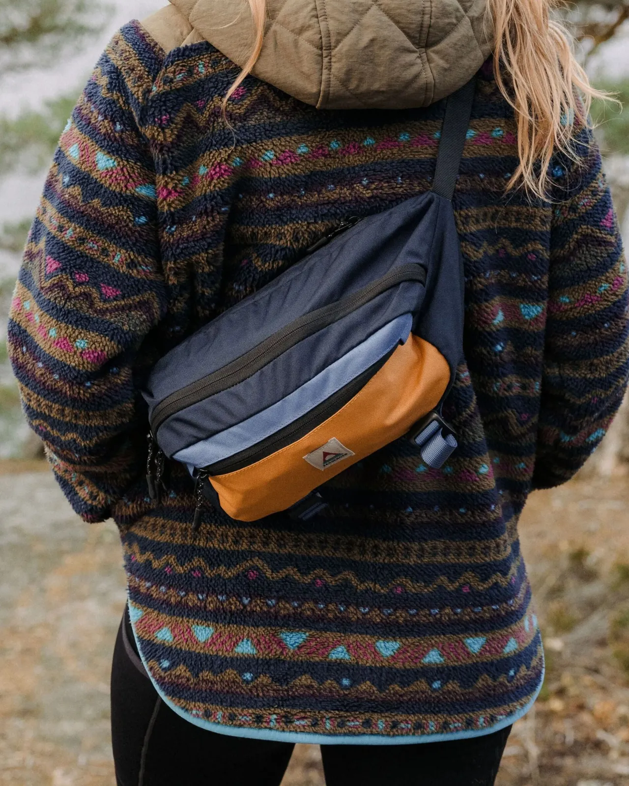 Cheap Boondocker Recycelte Hüfttasche - Honig/Dunkelblau/Sattes Marineblau Bauchtaschen | Rucksäcke & Taschen