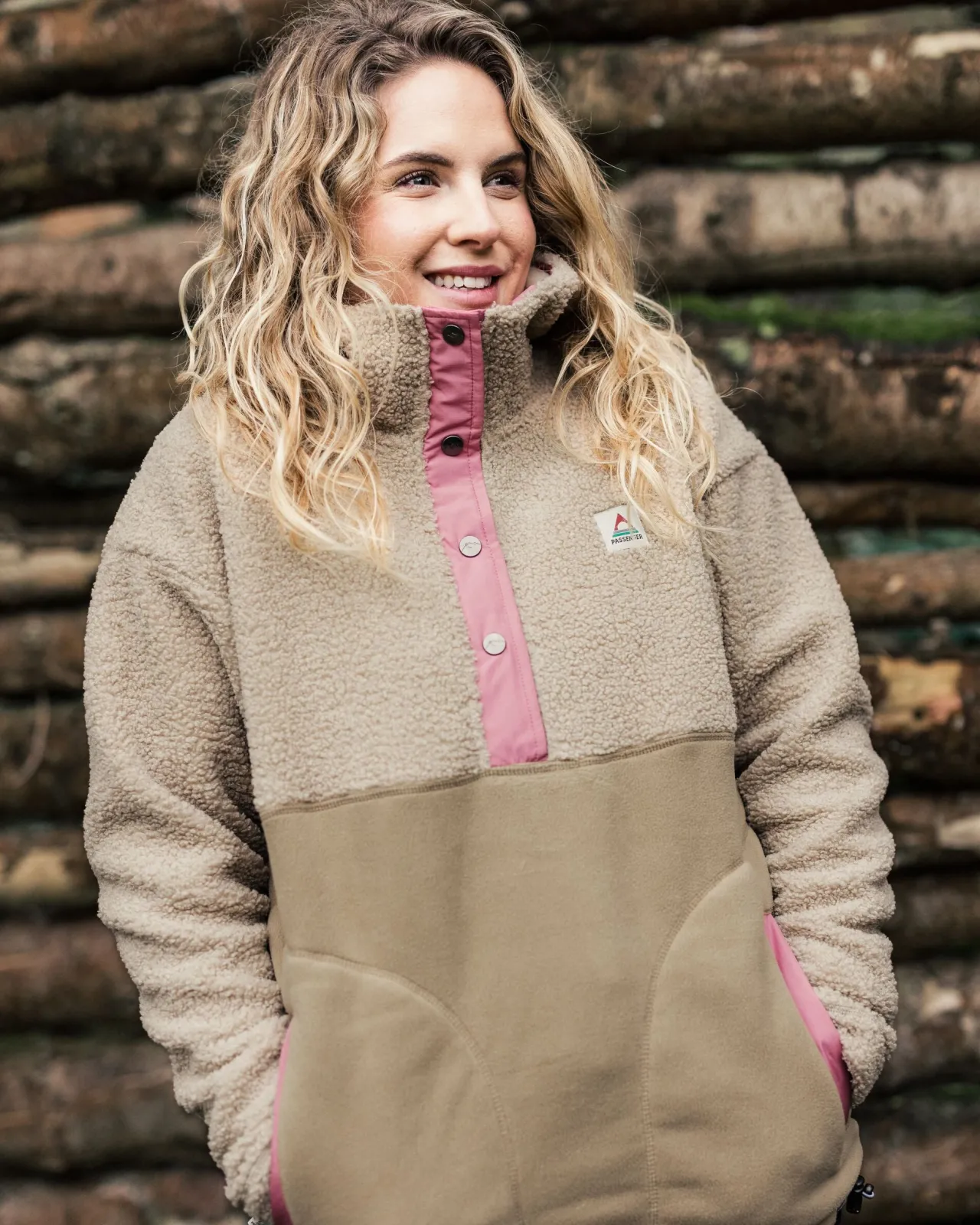Best Calla Kapuzen Recyceltes Polar-Fleece mit Futter - Feder/Keks Damen Fleece | Fleece