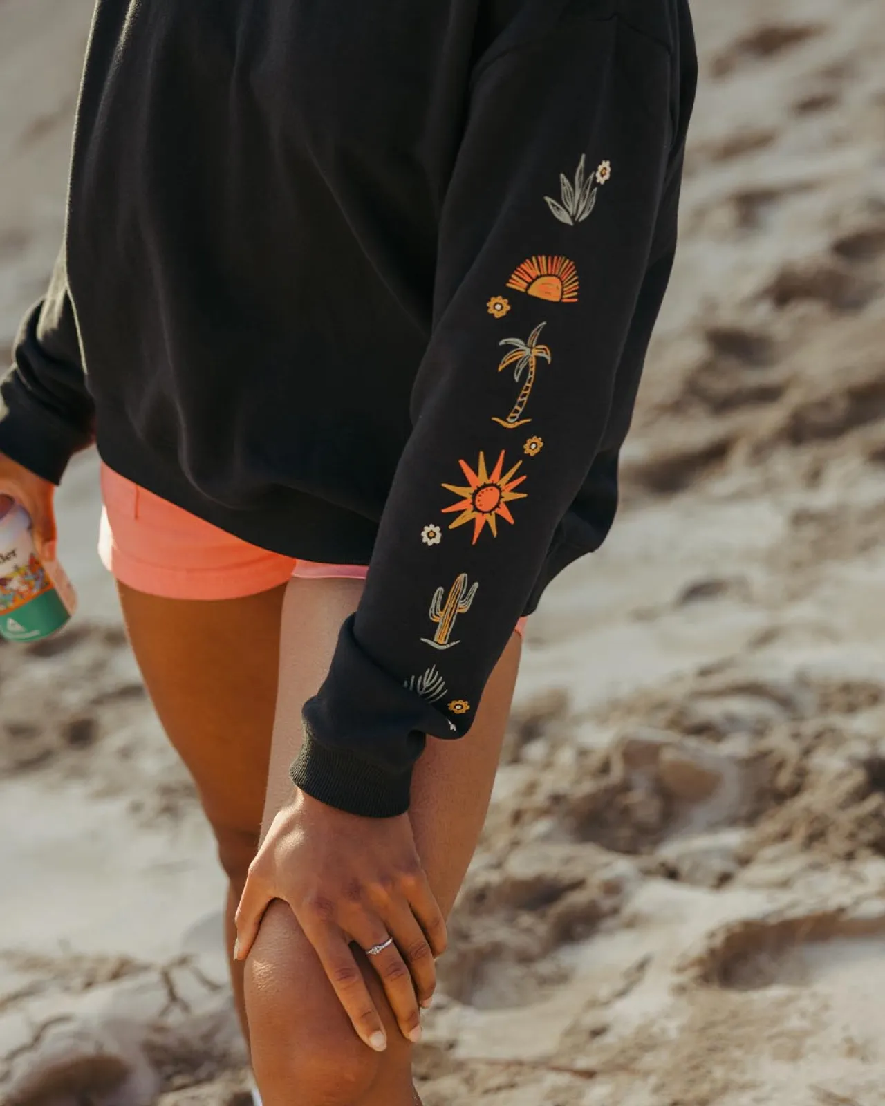 Hot Chica Recycelte Baumwolle Oversized Sweatshirt - Damen Kapuzenpullover & Sweatshirts