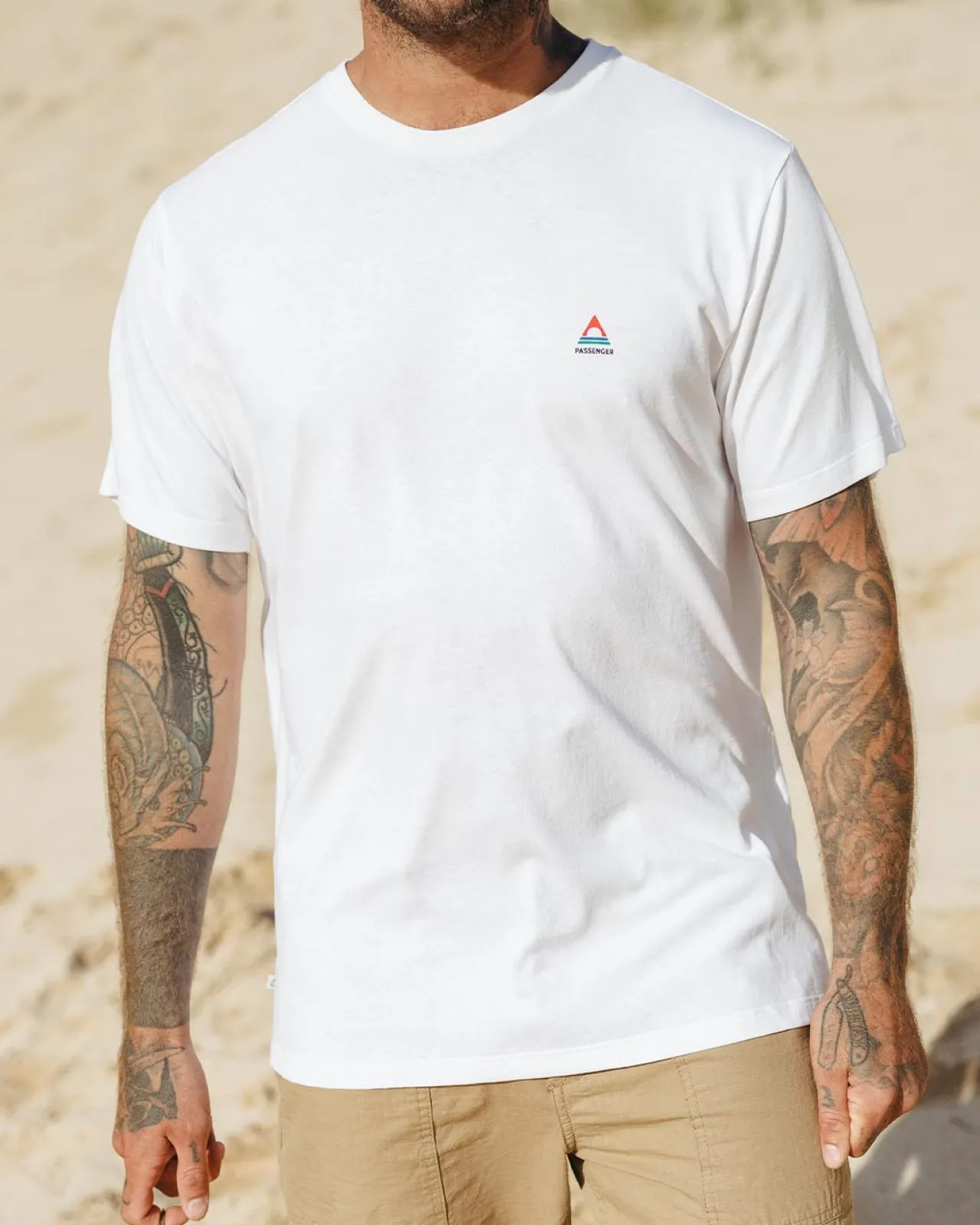 classic_logo_recyceltes_baumwolltshirt__wei_3.webp Online Classic Logo Recyceltes Baumwoll-T-Shirt - Herren T-shirts & Tanktops