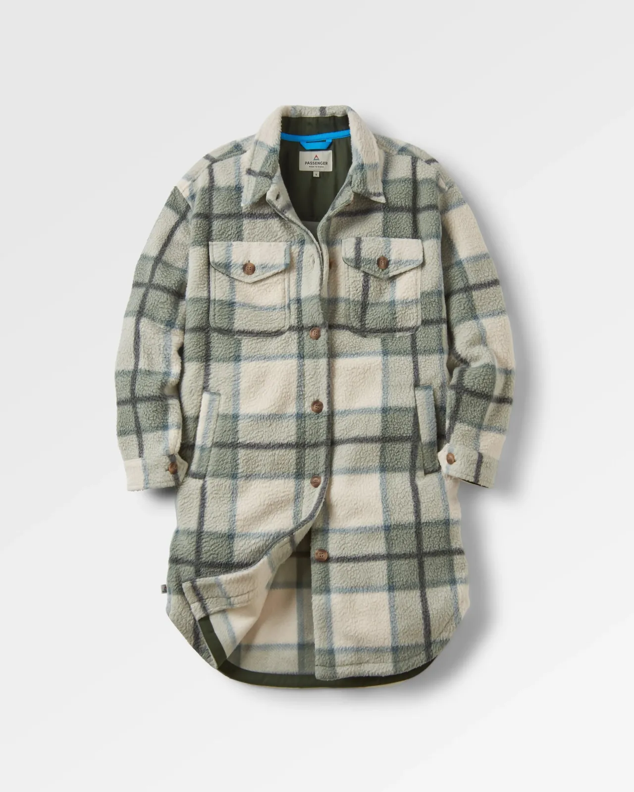 Cheap Cloudy 2.0 Recyceltes Sherpa-Fleece-Hemd - Pistazien- Damen Hemden | Fleece