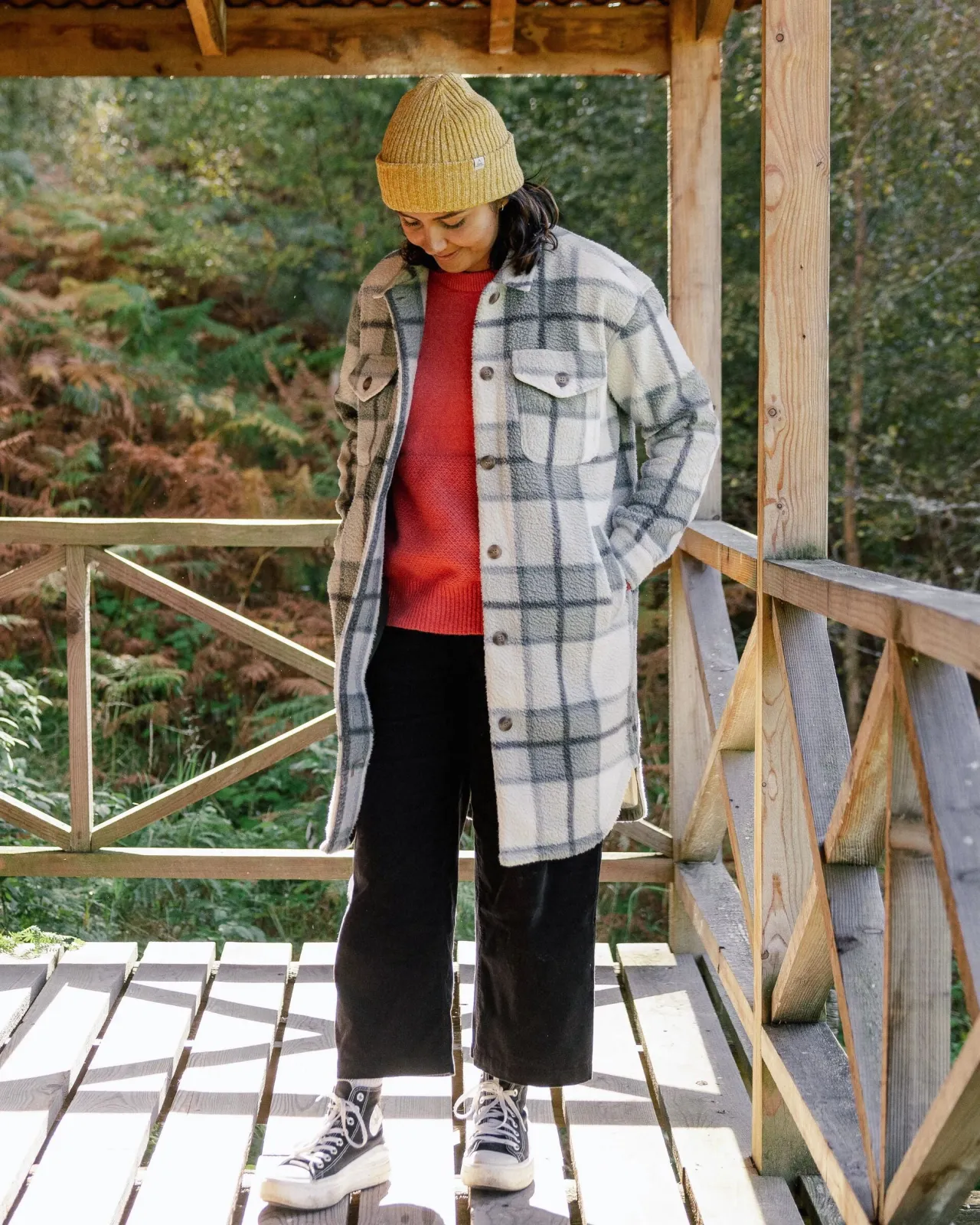 cloudy__recyceltes_sherpafleecehemd__pistaziencheck_4.webp Cheap Cloudy 2.0 Recyceltes Sherpa-Fleece-Hemd - Pistazien- Damen Hemden | Fleece
