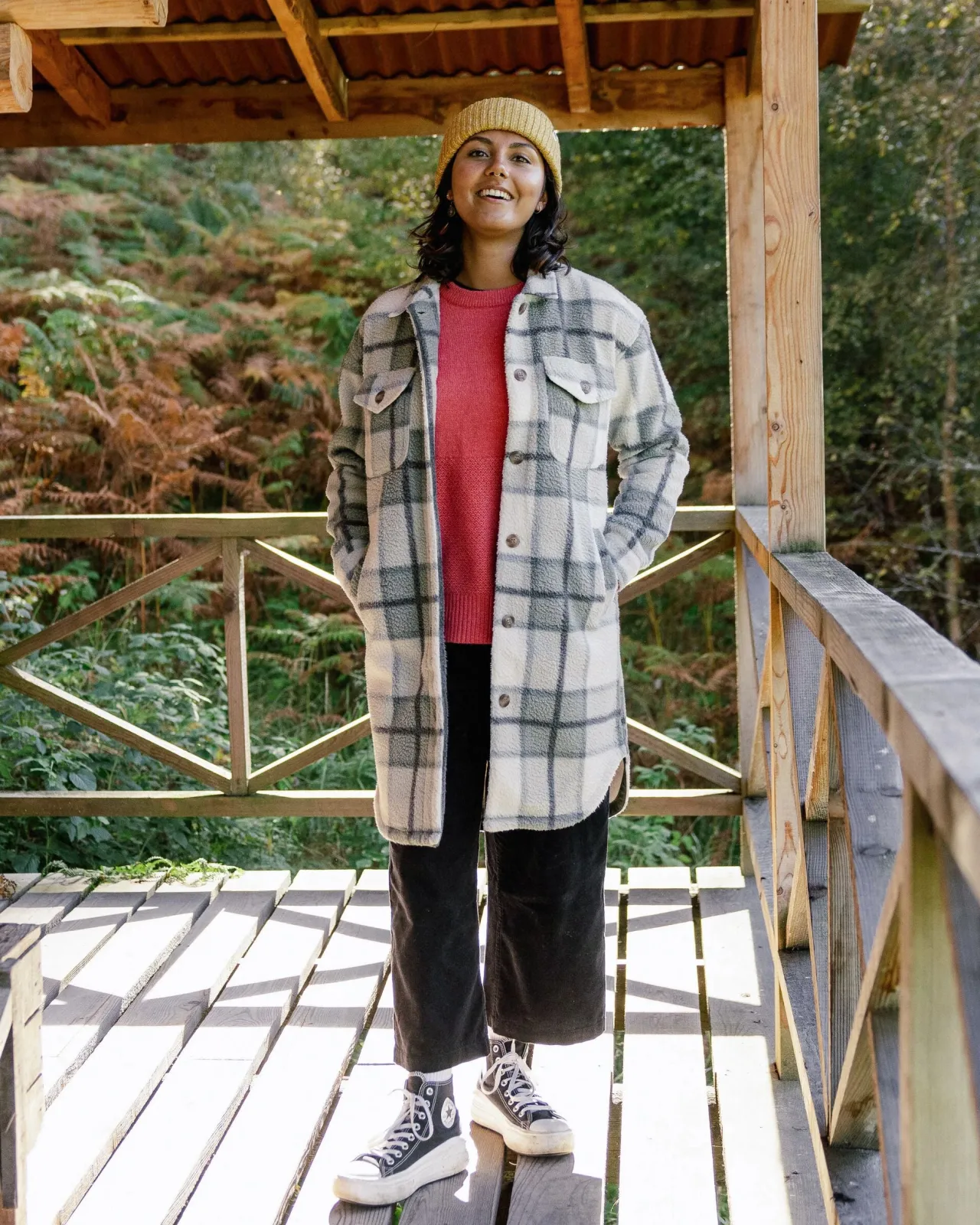 cloudy__recyceltes_sherpafleecehemd__pistaziencheck_5.webp Cheap Cloudy 2.0 Recyceltes Sherpa-Fleece-Hemd - Pistazien- Damen Hemden | Fleece