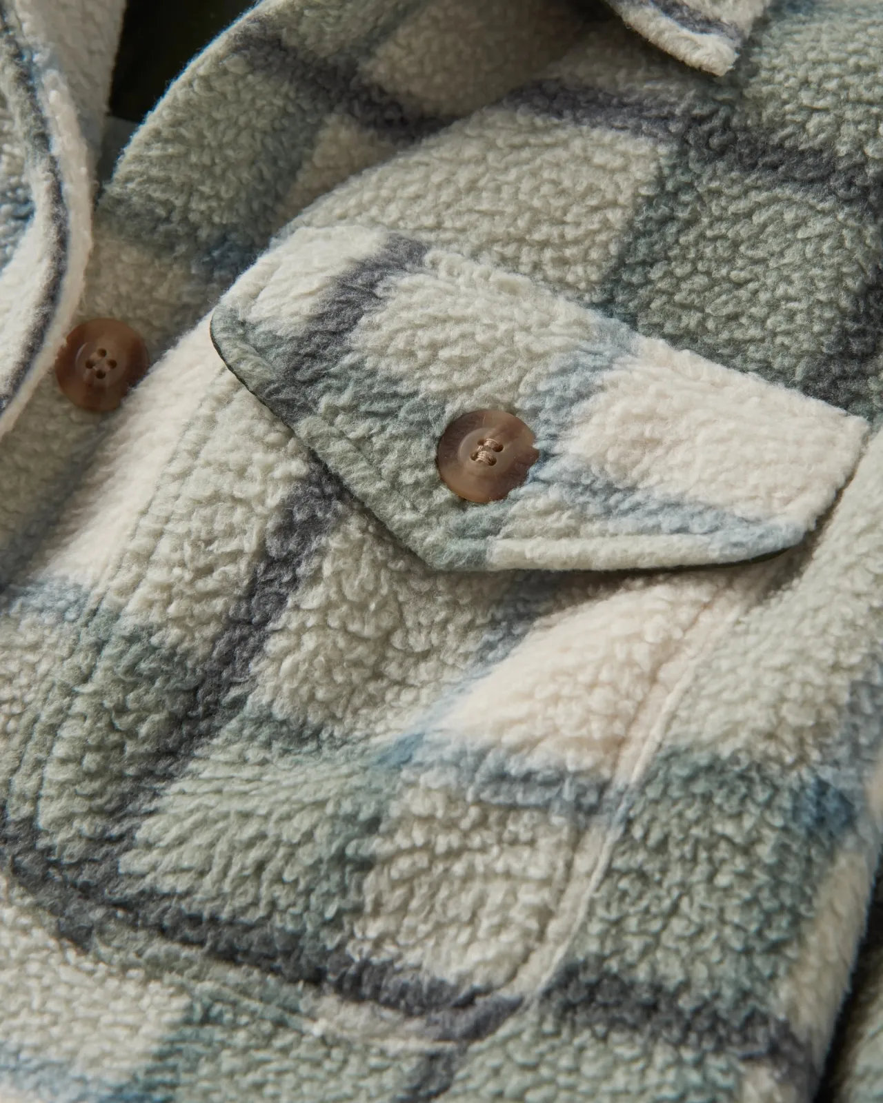 cloudy__recyceltes_sherpafleecehemd__pistaziencheck_6.webp Cheap Cloudy 2.0 Recyceltes Sherpa-Fleece-Hemd - Pistazien- Damen Hemden | Fleece