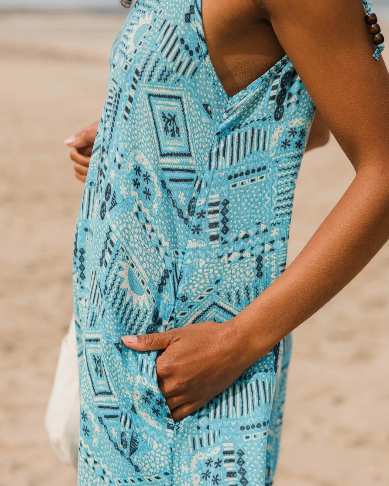 copetn_jumpsuit__vintage_patchwork_blau_pool_5.webp Flash Sale Copetín Jumpsuit - Vintage Patchwork Blau Pool Damen Kleider & Röcke | Jumpsuits & Playsuits