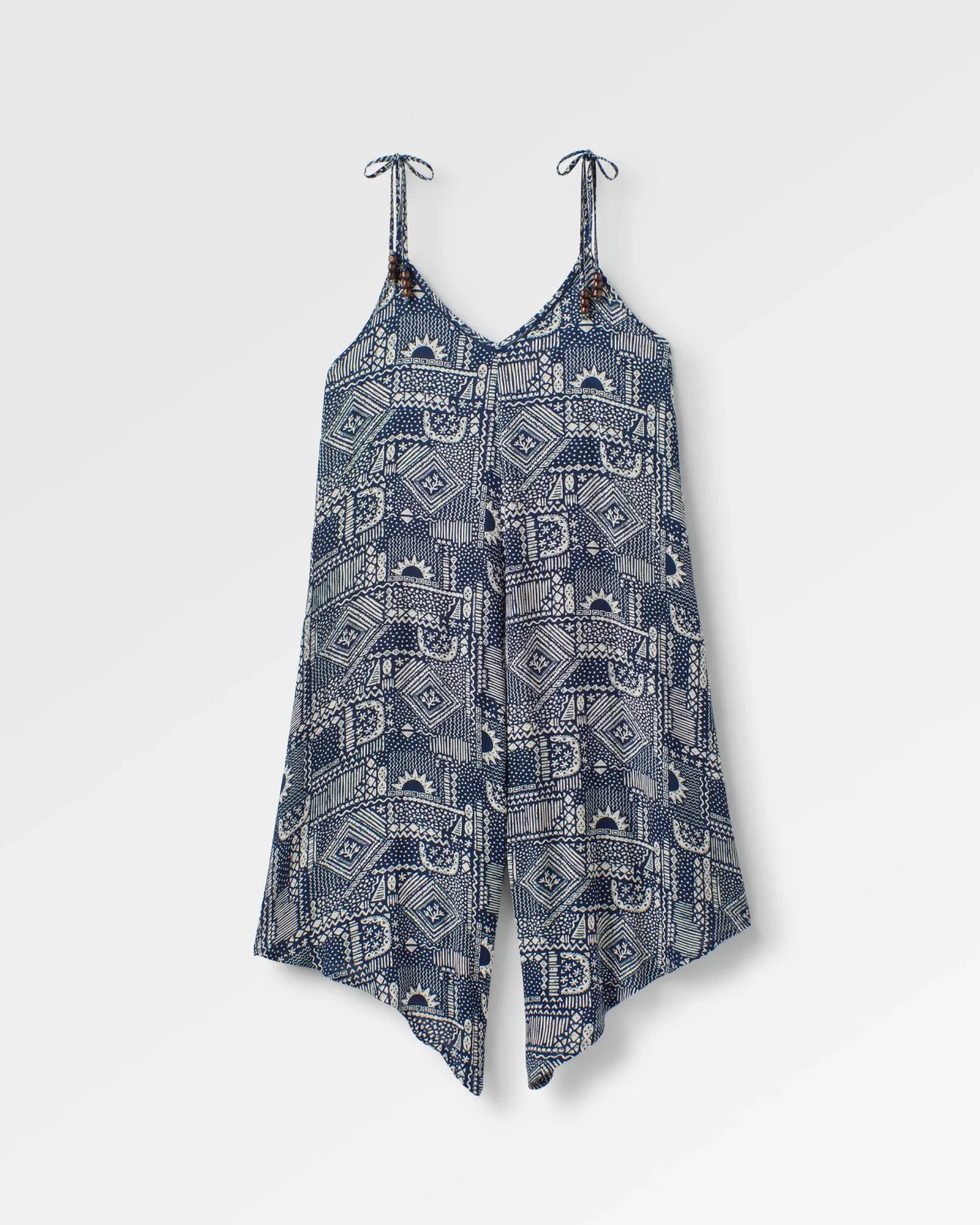 Flash Sale Copetín Jumpsuit - Vintage Patchwork Marineblau Damen Kleider & Röcke | Jumpsuits & Playsuits