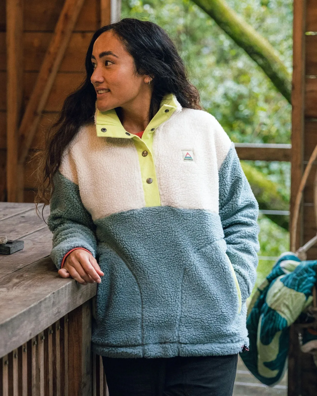 Fashion Create recyceltes Deep-Pile Sherpa-Fleece - Damen Fleece | Fleece