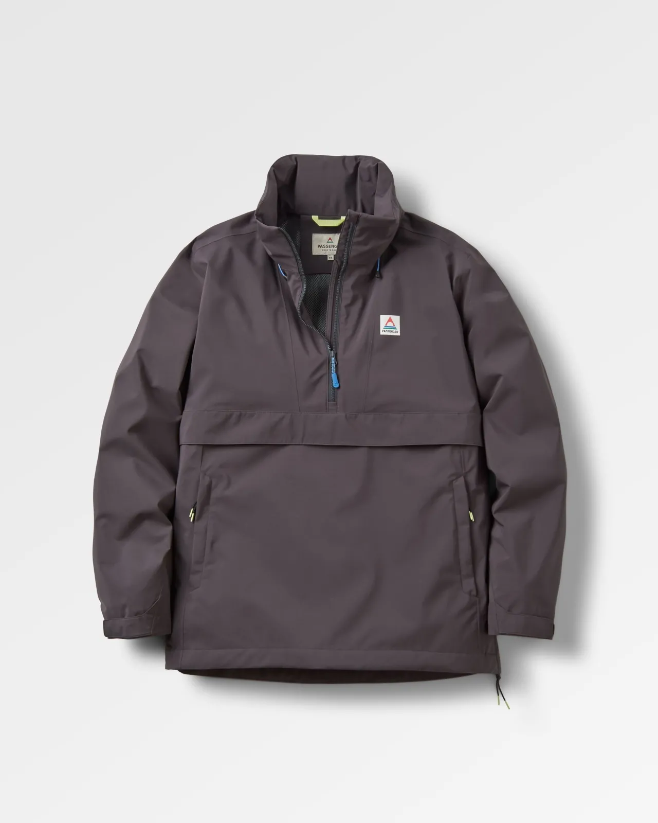 Outlet Diablo Wasserabweisender Smock aus recyceltem Material - Verblasstes Schwarz Herren Wasserdicht | Oberteile