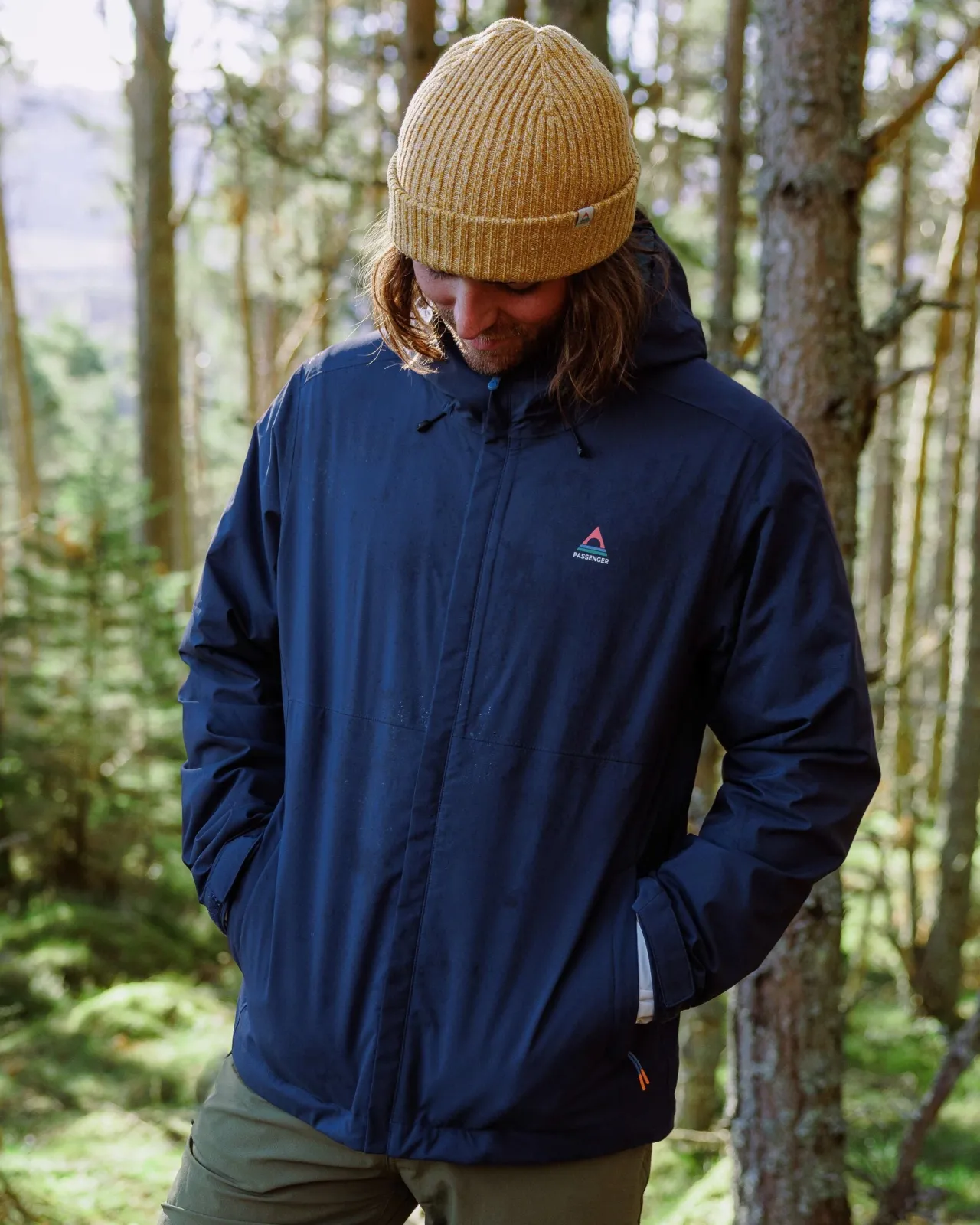 downpour_recycelte_wasserdichte_jacke__tiefes_marineblau_4.webp Sale Downpour Recycelte Wasserdichte Jacke - Tiefes Marineblau Herren Wasserdicht | Jacken