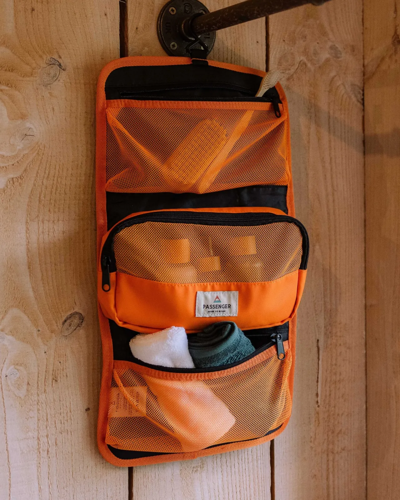 Hot Drop Recyceltes Waschset - Sonnenaufgang Orange Waschkits