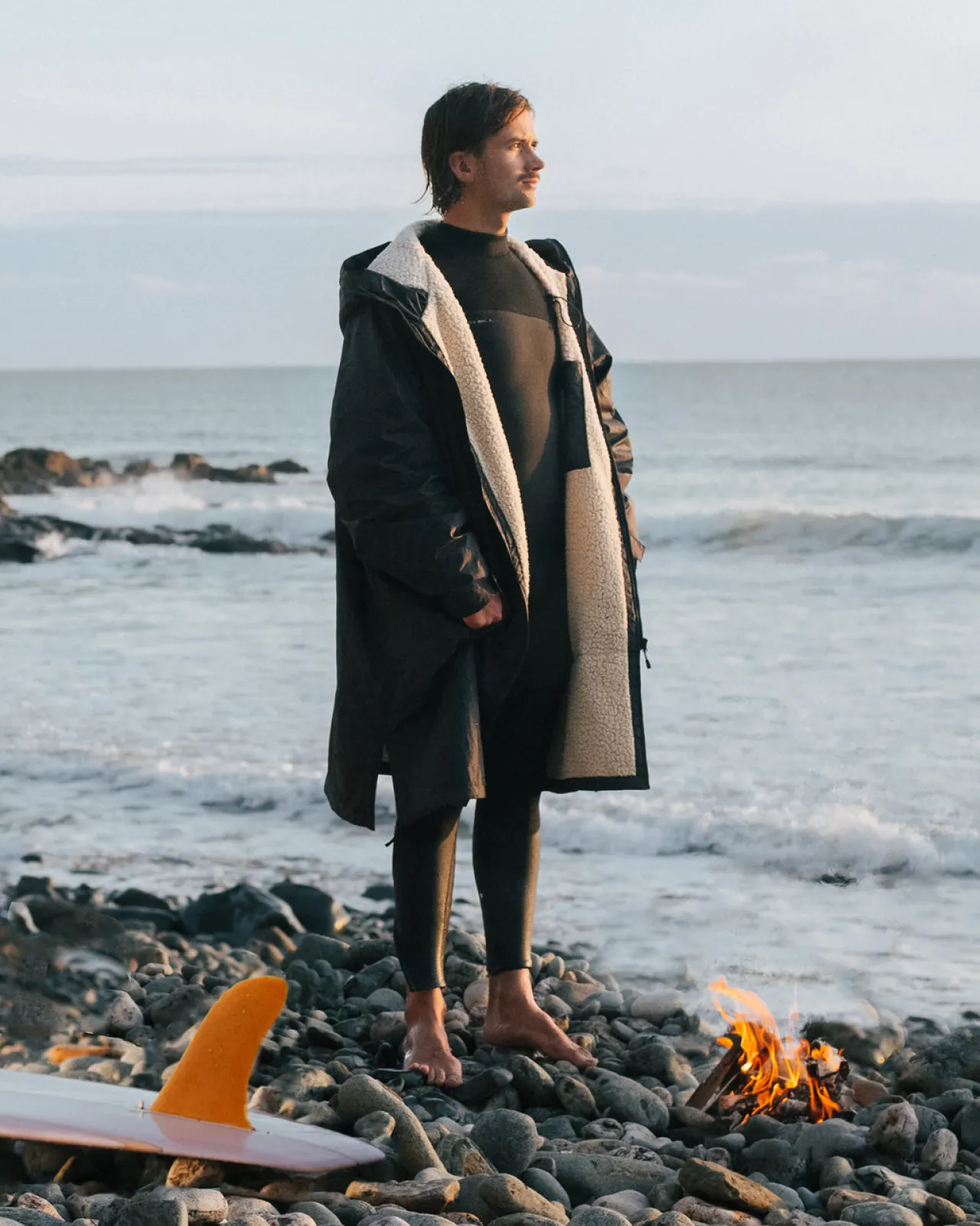 escapism_recycelter_sherpageftterter_surf_poncho__schwarz_16.webp Discount Escapism Recycelter Sherpa-gefütterter Surf Poncho - Surf-ponchos | Surf-ponchos