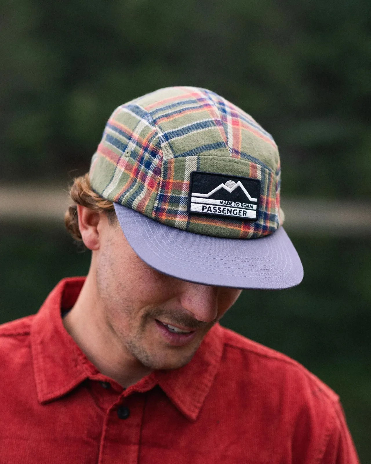 Store Fixie Recyceltes Flanell 5-Panel-Cap - Khaki- Herren Kappen & Hüte | Kappen & Hüte