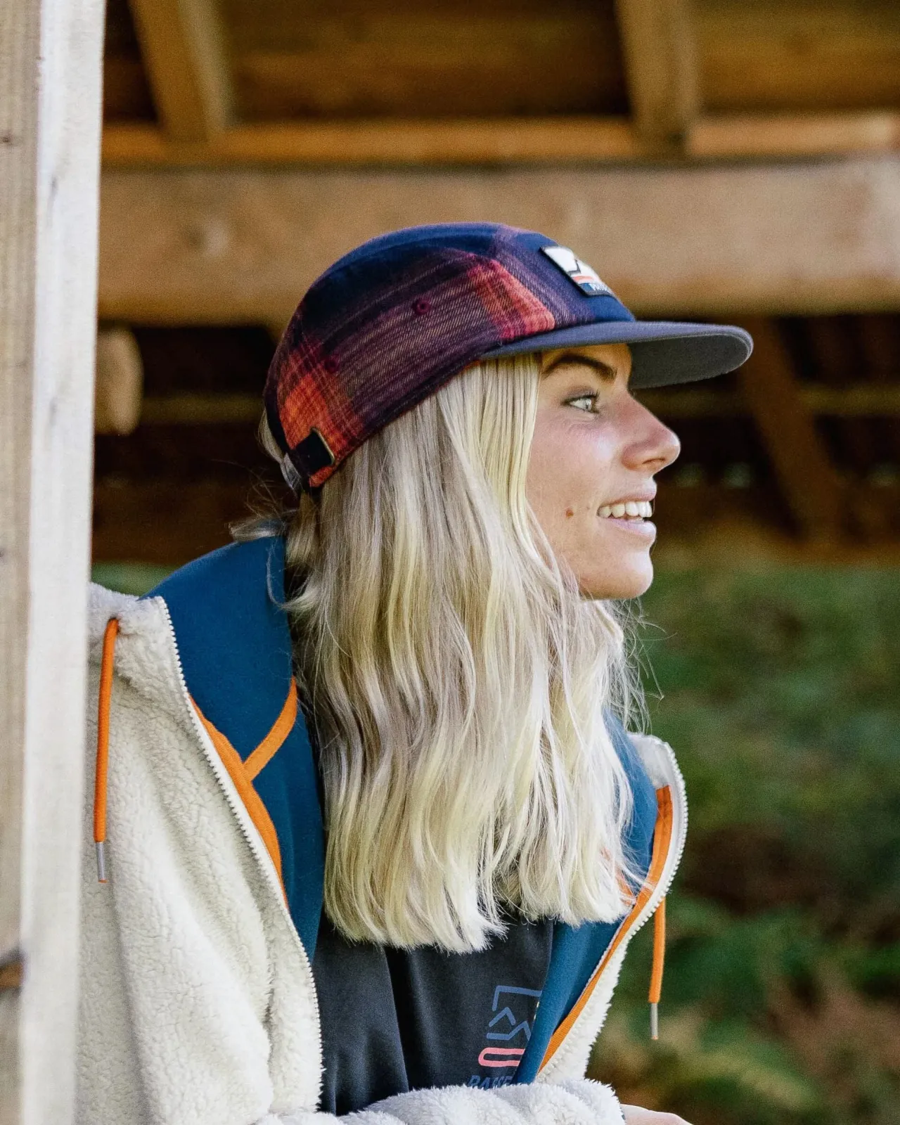 fixie_recyceltes_flanell_panelcap__reiches_marineblau_roter_ocker_karo_4.webp Best Sale Fixie Recyceltes Flanell 5-Panel-Cap - Reiches Marineblau/ Roter Ocker Karo Herren Kappen & Hüte | Kappen & Hüte