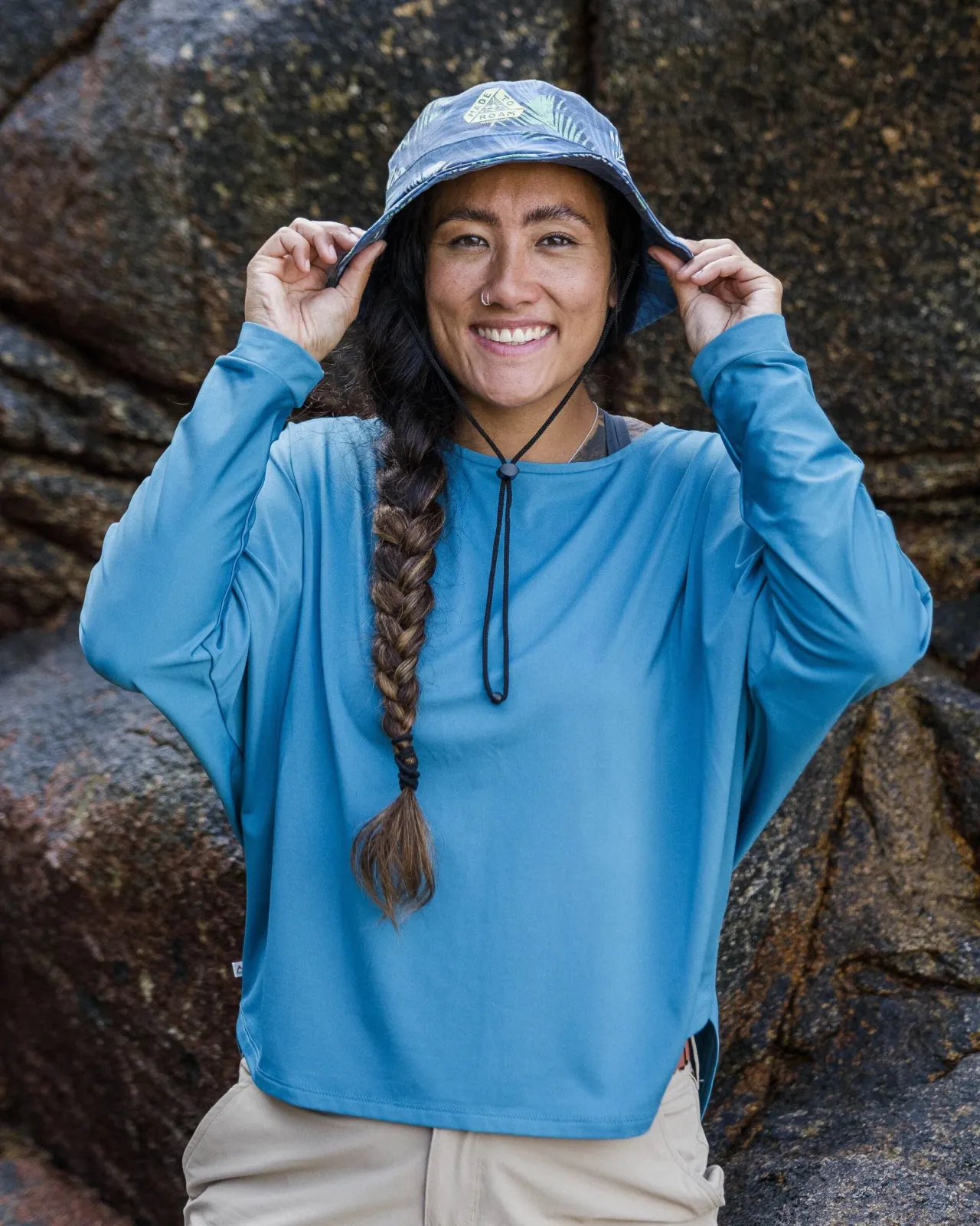 hatha_recyceltes_aktivtop__blauer_stahl_2.webp Cheap Hatha Recyceltes Aktiv-Top - Blauer Stahl Damen Oberteile