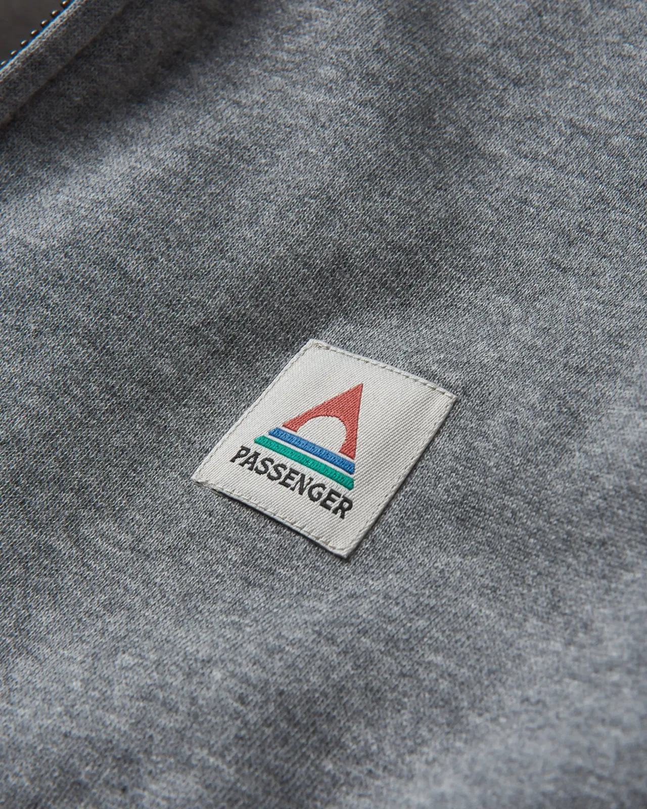 Outlet Heritage Full Zip Recycelter Baumwoll-Hoodie - Dunkelgrau meliert Herren Kapuzenpullover & Sweatshirts