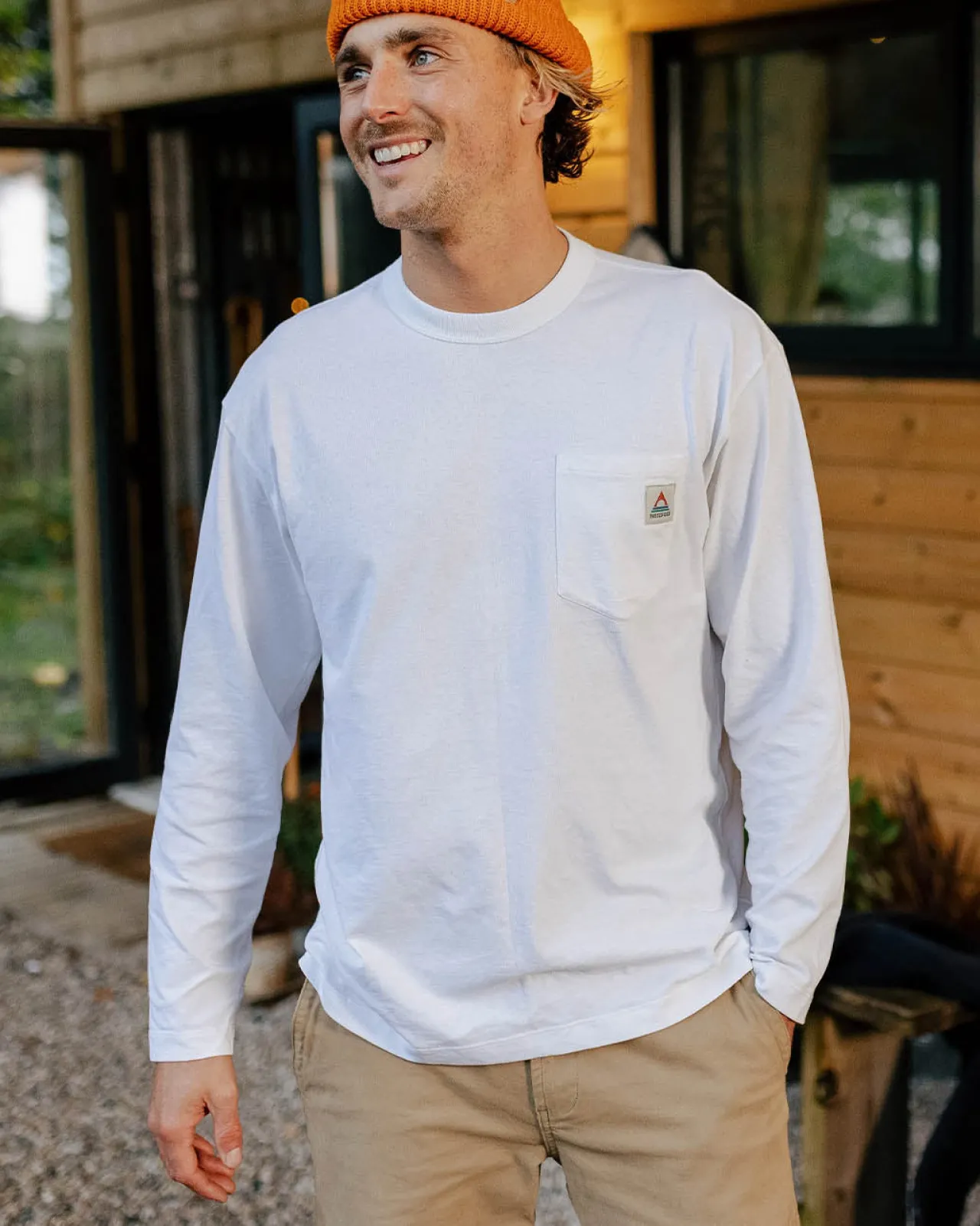 Outlet Heritage Recyceltes entspannte geschnittenes Langarmhirt - Herren T-shirts & Tanktops