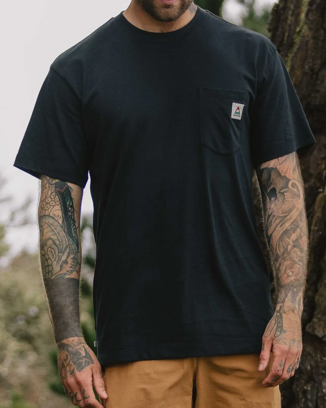 heritage_recyceltes_entspannte_geschnittenes_tshirt__schwarz_3.webp Flash Sale Heritage Recyceltes entspannte geschnittenes T-Shirt - Herren T-shirts & Tanktops