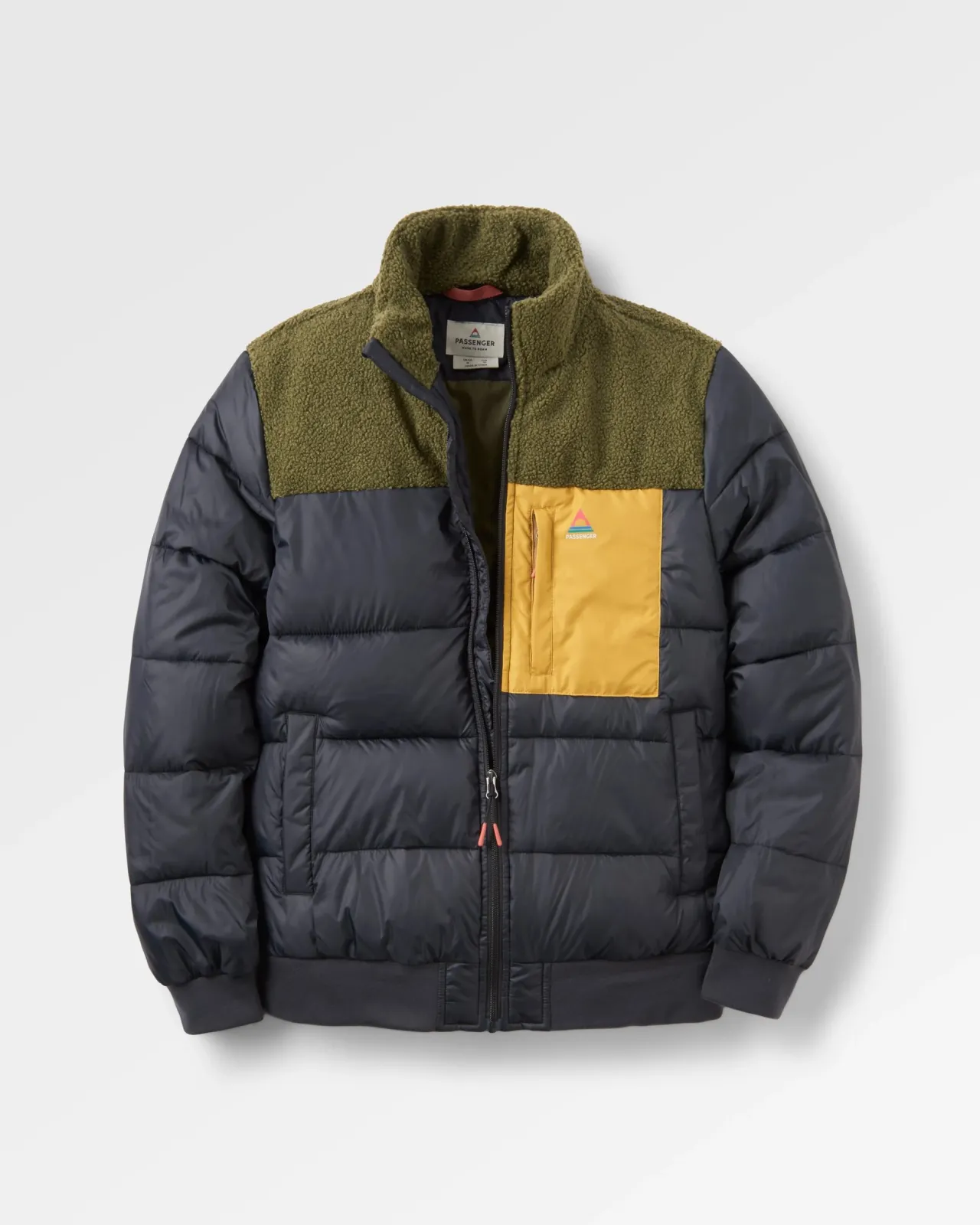 Online Journey Recycelte Isolierjacke - Schwarz/Khaki Herren Isoliert