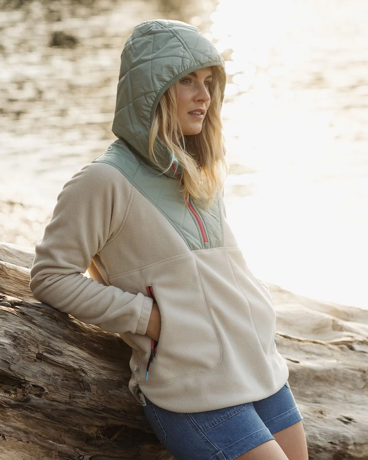 juana_recyceltes_polarkapuzenfleece__hafermehl_2.webp New Juana Recyceltes Polar-Kapuzenfleece - Damen Fleece | Fleece