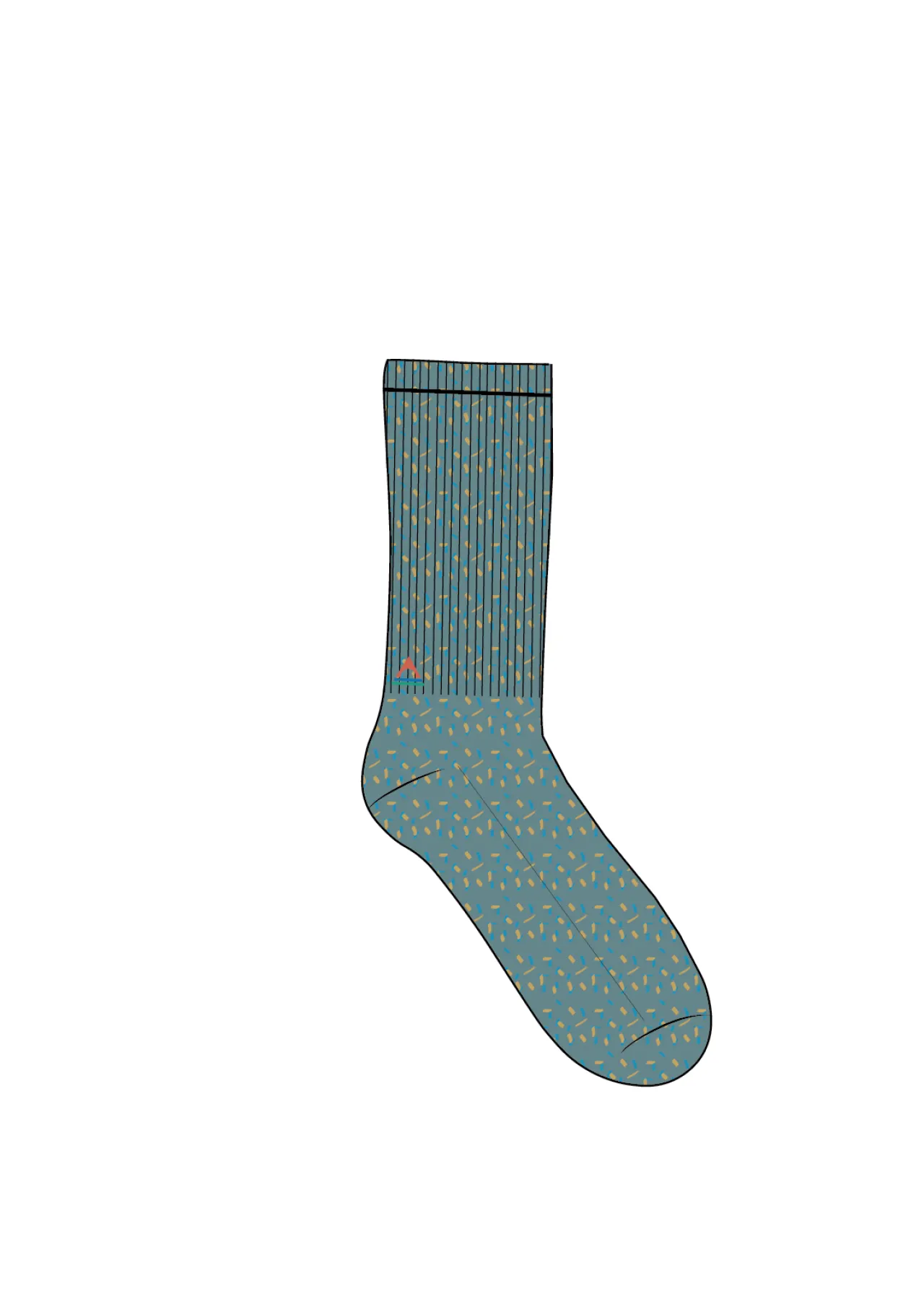kiruna_socken_aus_schwerem_stoff__arktis_4.webp Flash Sale Kiruna Socken aus schwerem Stoff - Damen Socken
