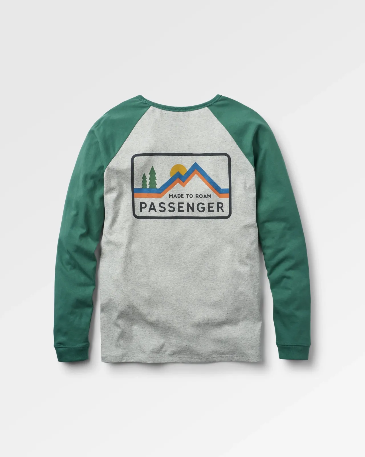 made_to_roam_recyceltes_langarmshirt__graumeliert_2.webp Sale Made to Roam Recyceltes Langarmshirt - Herren T-shirts & Tanktops