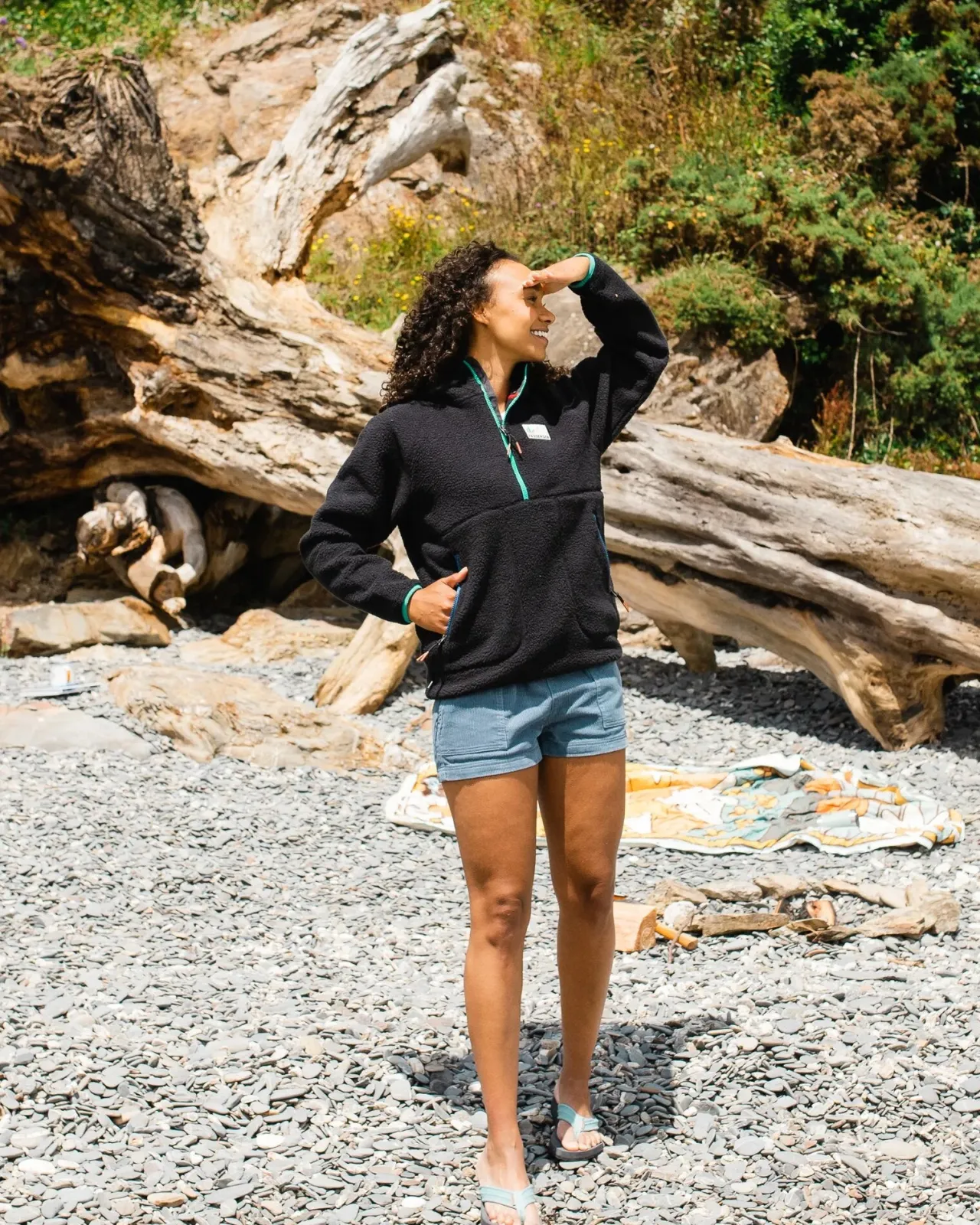 maine___zip_recyceltes_sherpafleece__schwarz_2.webp Best Maine 2.0 1/2 Zip Recyceltes Sherpa-Fleece - Damen Fleece | Fleece