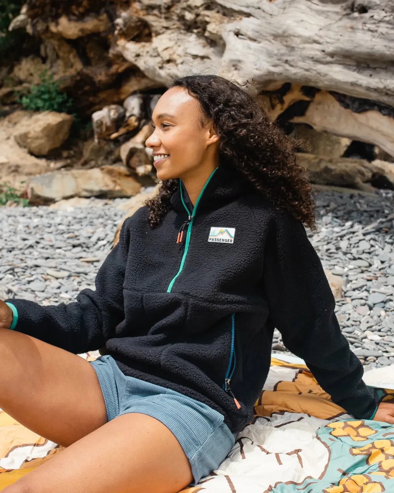 maine___zip_recyceltes_sherpafleece__schwarz_3.webp Best Maine 2.0 1/2 Zip Recyceltes Sherpa-Fleece - Damen Fleece | Fleece
