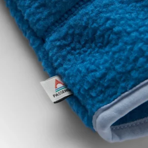 Fashion Maine 2.0 Colour Block 1/2 Zip Recyceltes Sherpa-Fleece - Blauer Stahl Damen Fleece | Fleece