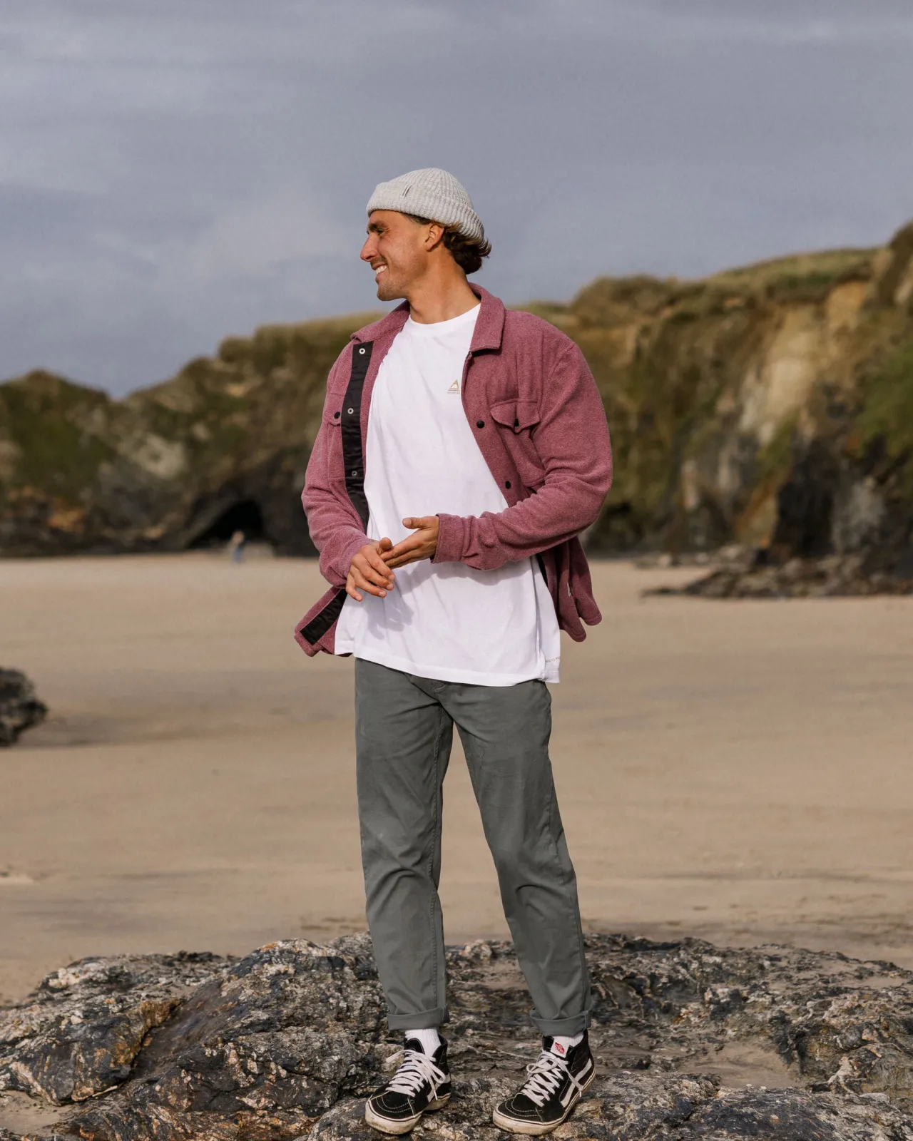 maple_recyceltes_polarfleecehemd__wein_marl_3.webp Cheap Maple Recyceltes Polar-Fleece-Hemd - Wein Marl Herren Hemden
