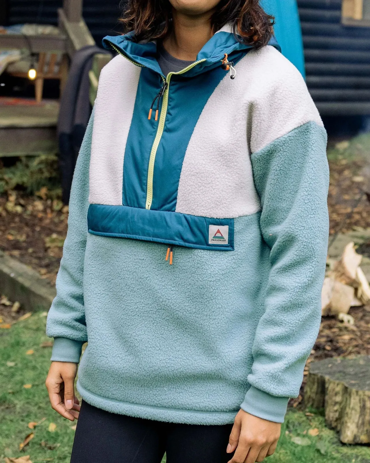 maren__zip_recyceltes_sherpafleece__arktis_3.webp Fashion Maren 1/2 Zip Recyceltes Sherpa-Fleece - Damen Fleece | Fleece