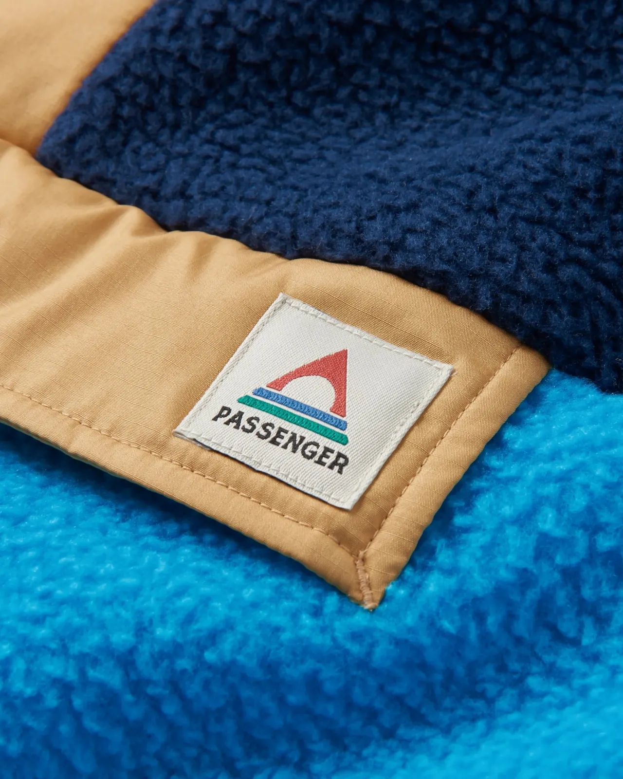 maren__zip_recyceltes_sherpafleece__eichelhherblau_2.webp Best Sale Maren 1/2 Zip Recyceltes Sherpa-Fleece - Damen Fleece | Fleece