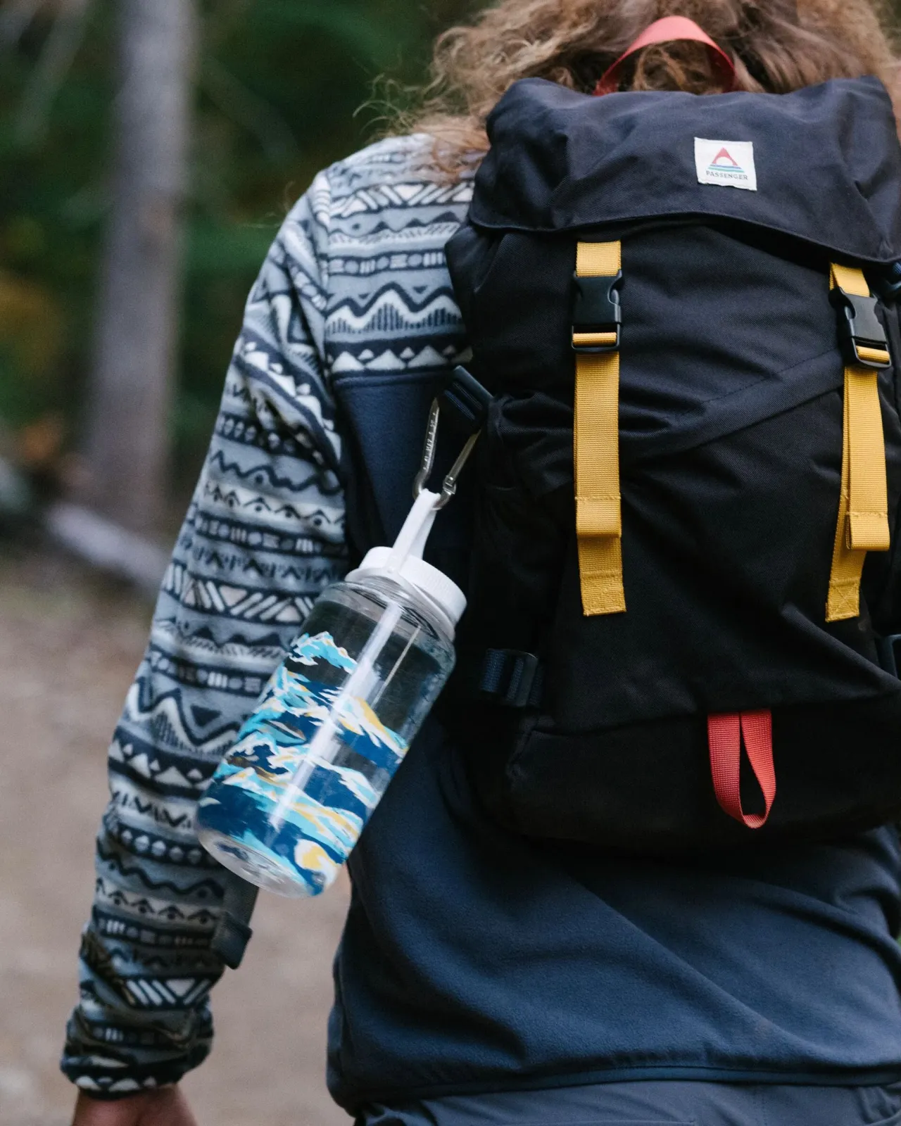 Best Nalgene 1L Wide Mouth Water Bottle - Winter Mountains Outdoor Küchenutensilien