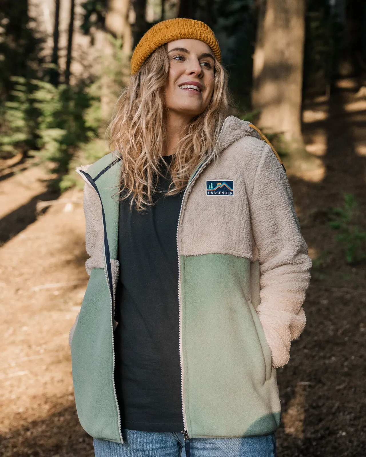 nestling_sherpa_kapuzenfleece__vintagewei_2.webp Best Nestling Sherpa Kapuzen-Fleece - Vintage- Damen Fleece | Fleece