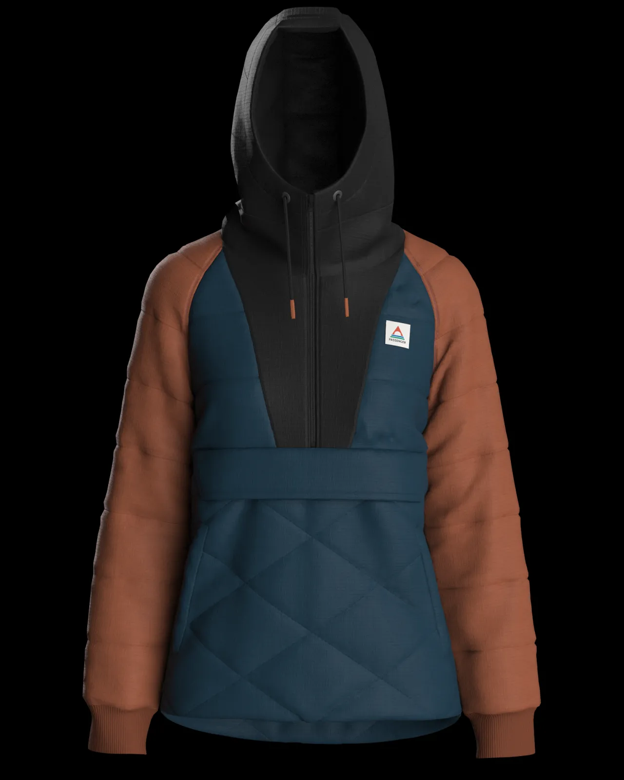 oceanic_recycelte_isolierte__zip_jacke__gezeitenblauverbranntes_orange_13.webp New Oceanic recycelte isolierte 1/2 Zip Jacke - Gezeitenblau/Verbranntes Orange Herren Isoliert