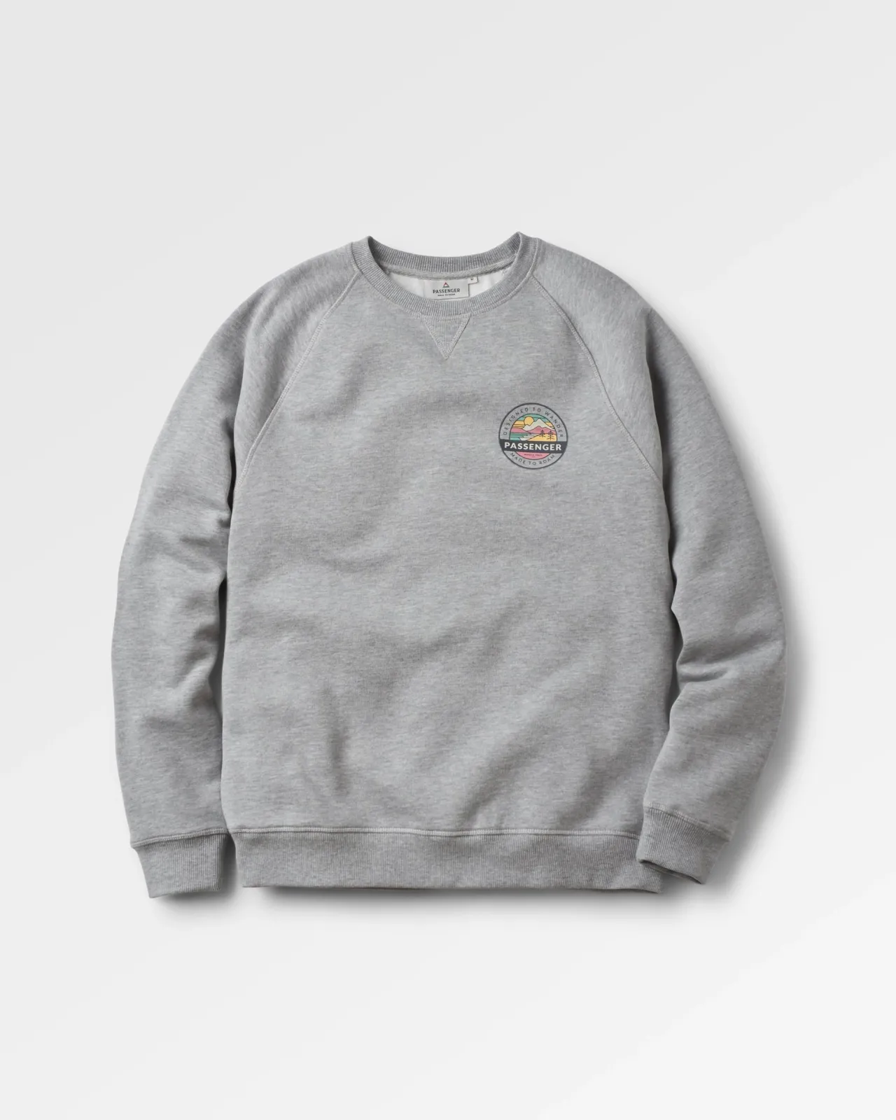 odyssey_biobaumwollsweatshirt__mittelgrau_meliert_5.webp Sale Odyssey Bio-Baumwoll-Sweatshirt - Mittelgrau Meliert Herren Kapuzenpullover & Sweatshirts
