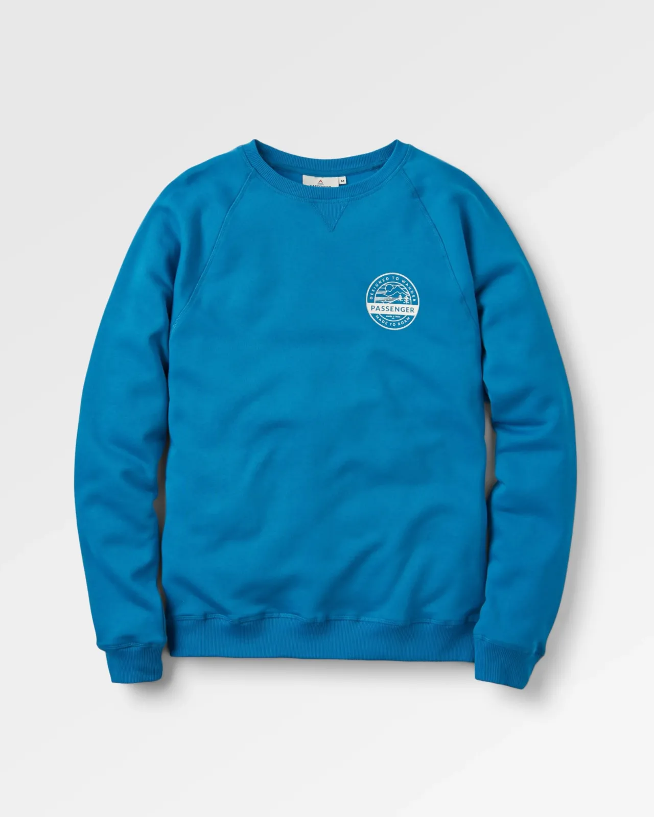 Online Odyssey Organic Cotton Sweatshirt - Blue Steel Herren Kapuzenpullover & Sweatshirts