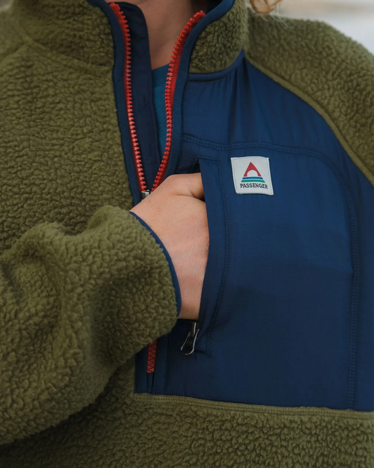 offgrid___zip_recyceltes_sherpafleece__khaki_3.webp Hot Offgrid 2.0 1/2 Zip Recyceltes Sherpa-Fleece - Herren Fleece | Fleece