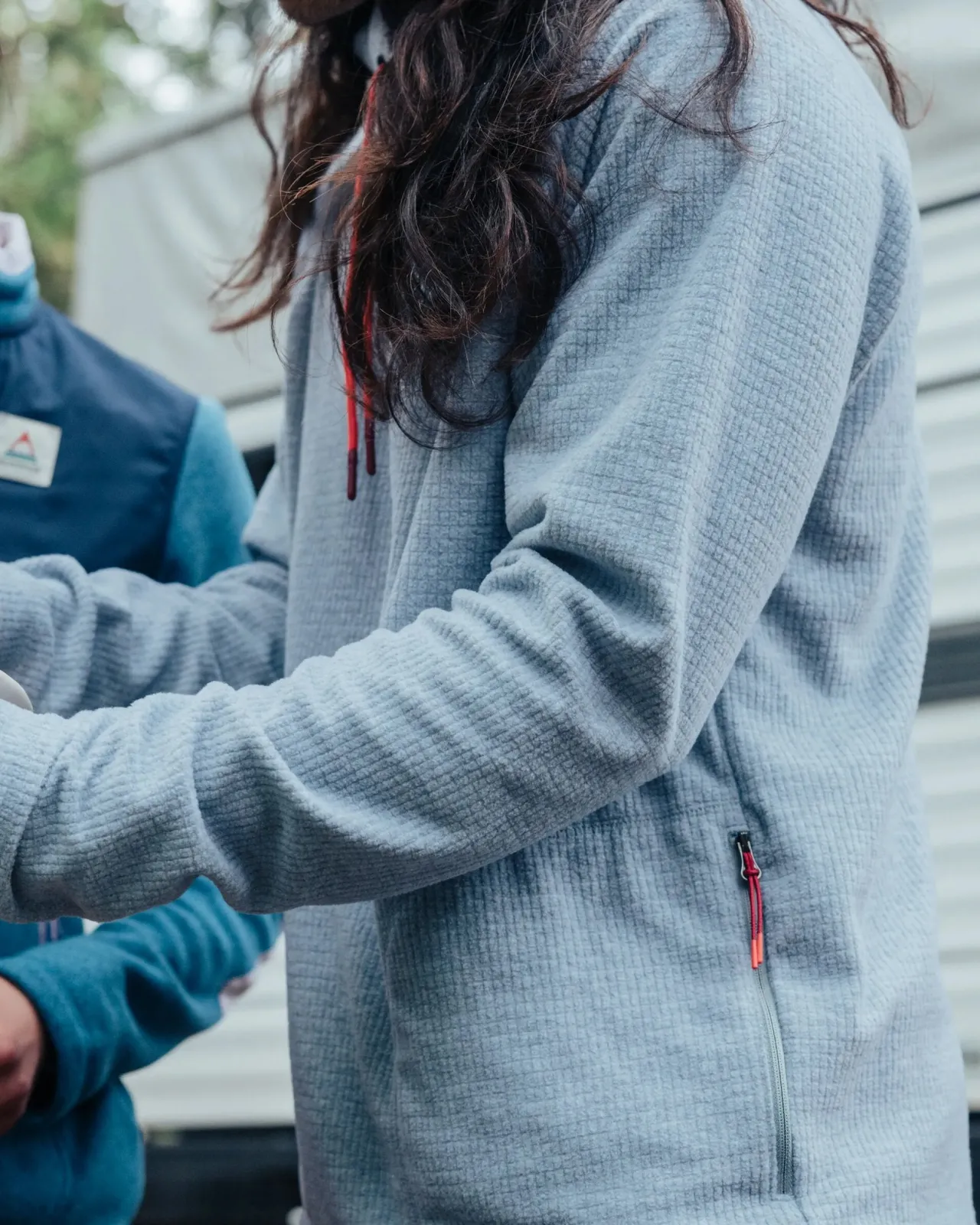 point_recycelter_grid_polar_fleece_kapuzenpullover___graumeliert_3.webp Discount Point recycelter Grid Polar Fleece Kapuzenpullover - Herren Kapuzenpullover & Sweatshirts | Oberteile