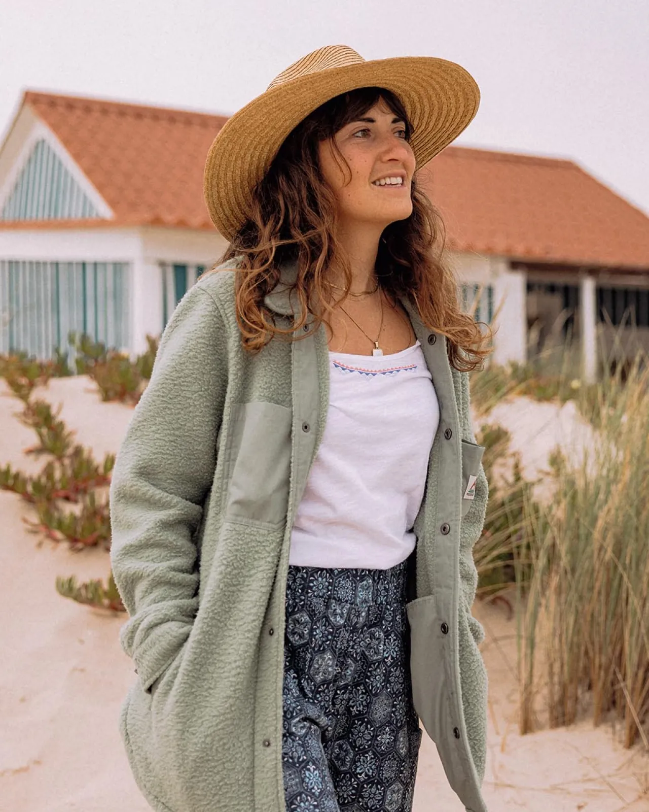 rappel_recyceltes_sherpa_oversized_hemd__pistazie_2.webp Sale Rappel Recyceltes Sherpa Oversized Hemd - Damen Hemden | Fleece