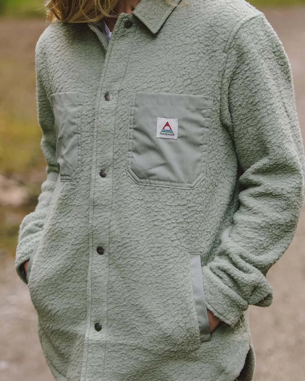 rappel_recyceltes_sherpa_oversized_hemd__pistazie_7.webp Sale Rappel Recyceltes Sherpa Oversized Hemd - Damen Hemden | Fleece