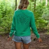 Discount Remote Sweatshirt aus recycelter Baumwolle - Grüne Fichte Damen Kapuzenpullover & Sweatshirts