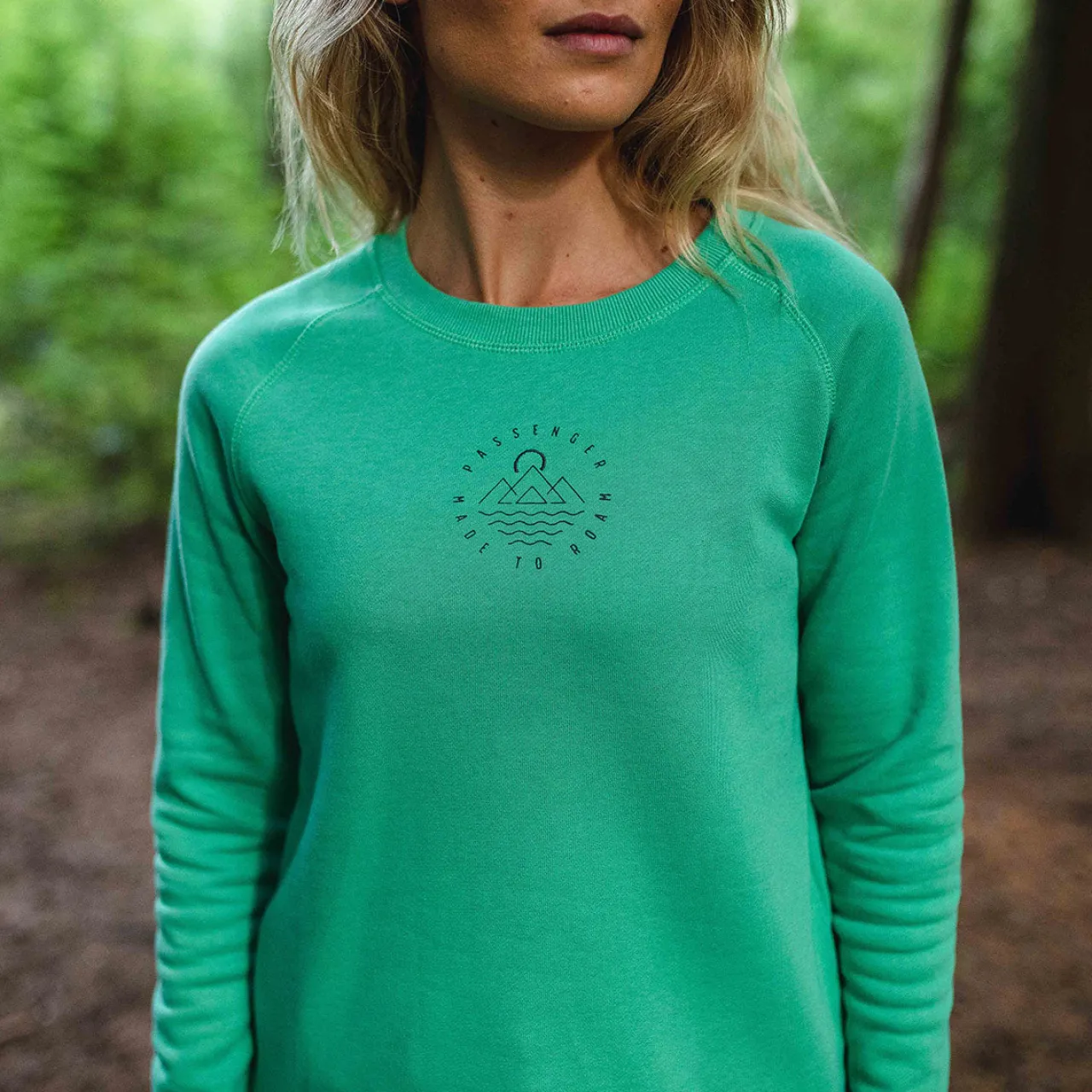 Discount Remote Sweatshirt aus recycelter Baumwolle - Grüne Fichte Damen Kapuzenpullover & Sweatshirts