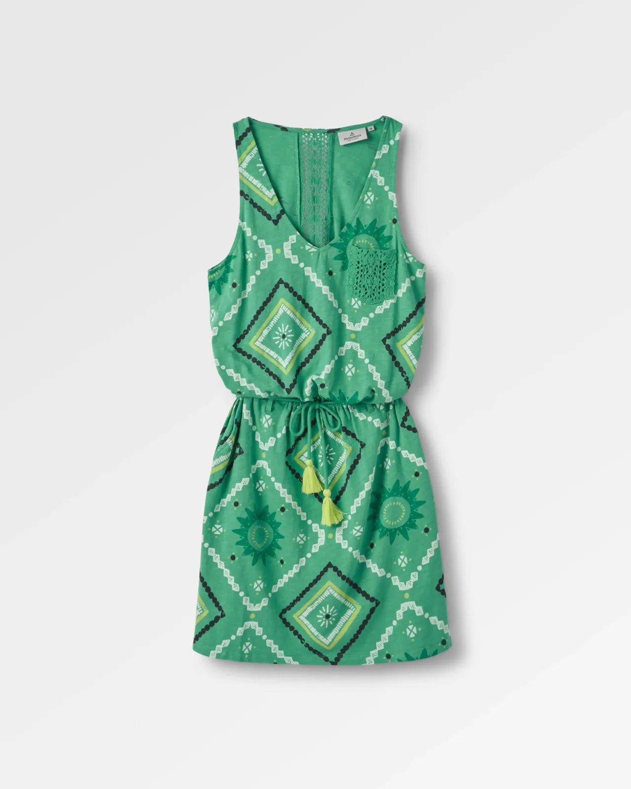 Shop Rivergate recyceltes Baumwollkleid - Sonnige Grüne Fichte Damen Kleider & Röcke